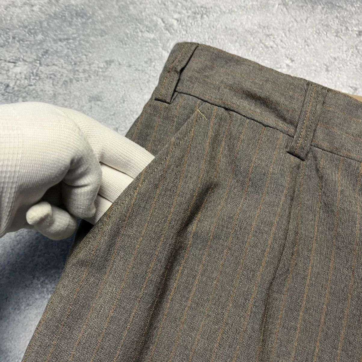 Aquascutum × Vintage Vintage Aquascutum Striped Wool Brown Suit Blazer Pants Size 42L - 19 Thumbnail