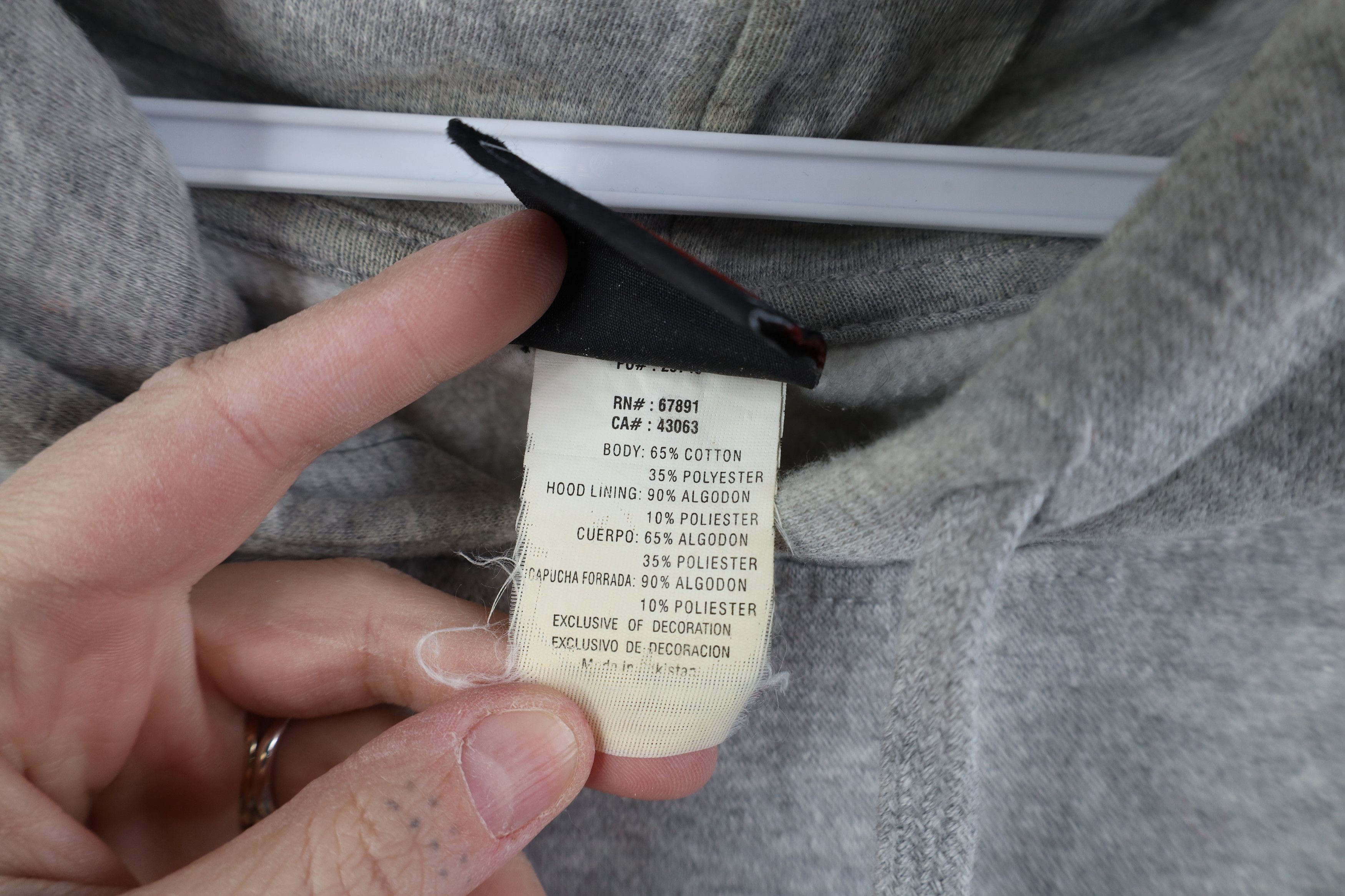 Vintage Vintage 90s Y2K Bowling Green State University Hoodie Gray Size US XL / EU 56 / 4 - 5 Thumbnail