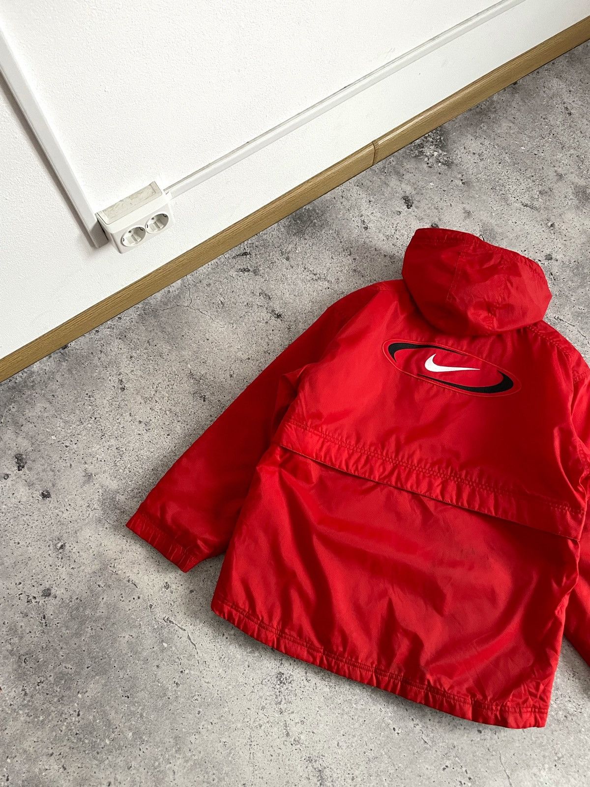 Nike × Vintage Vintage Nike Embroidered Big Logo Jacket Size US S / EU 44-46 / 1 - 6 Thumbnail