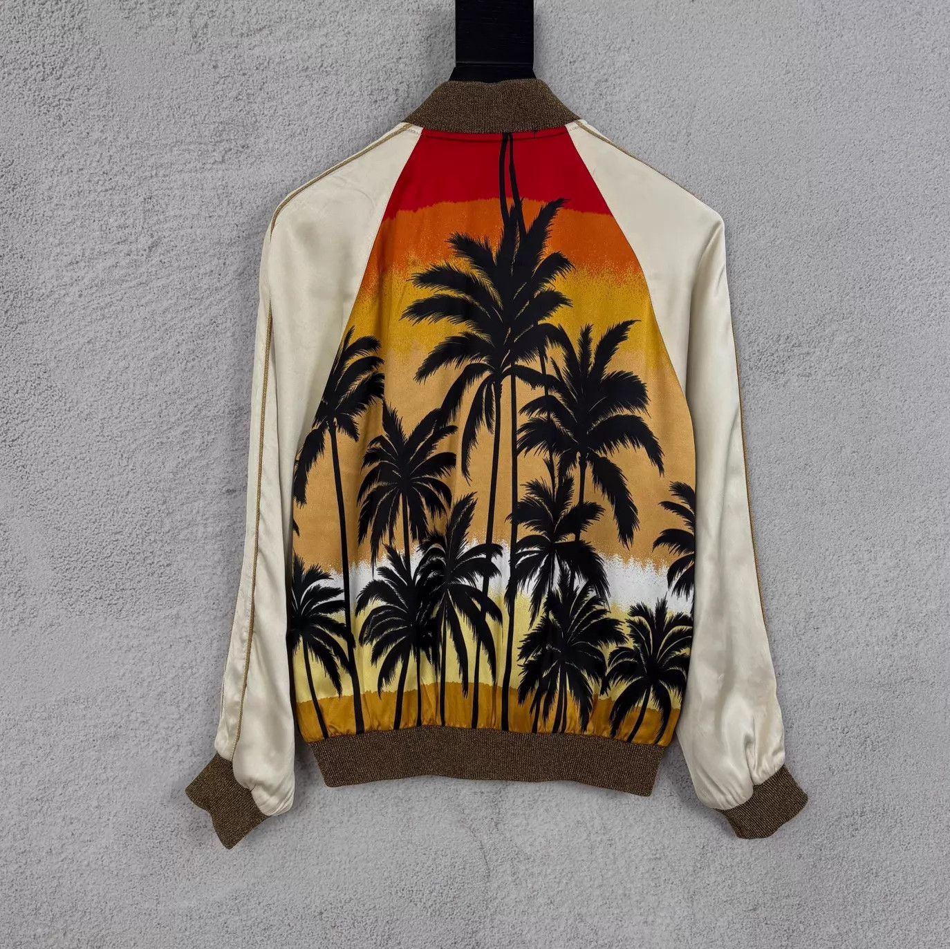 Saint Laurent Paris Saint Laurent Golden Sunset Palm Silk Jacket 38 Size XS / US 0-2 / IT 36-38 - 2 Thumbnail