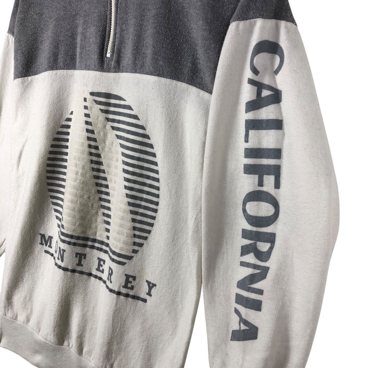 Vintage MONTEREY CALIFORNIA Sailboat Half Zipper Sweatshirt Size US M / EU 48-50 / 2 - 4 Thumbnail