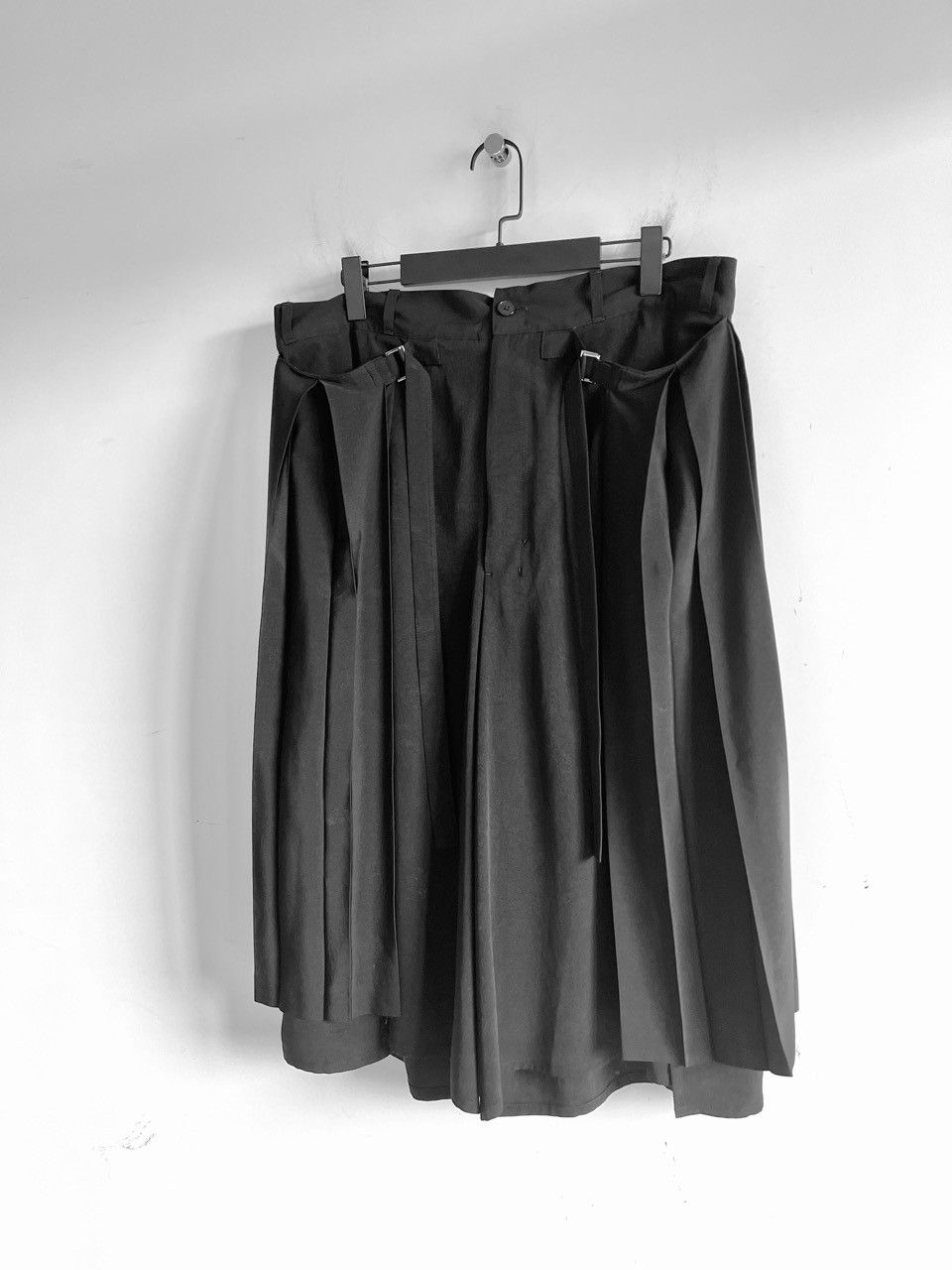 Yohji Yamamoto Ground Y Yohji Yamamoto - Wrapped Layer Pleated Skirt Pants Size US 32 / EU 48 - 3 Thumbnail