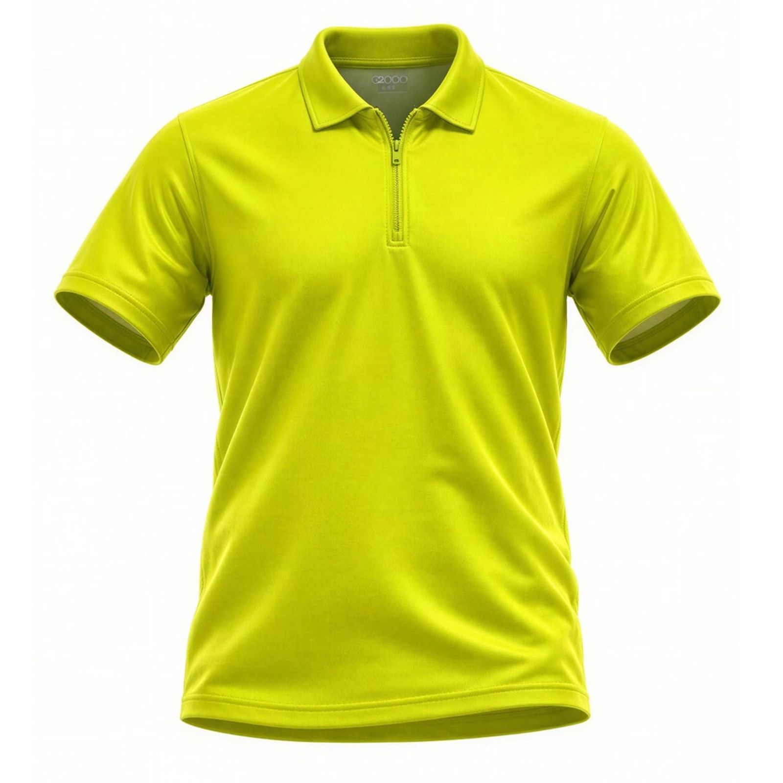 Chaps Chaps Polo Shirt Mens Large Neon Lime Green 1/4 Zip Size US L / EU 52-54 / 3 - 1 Thumbnail