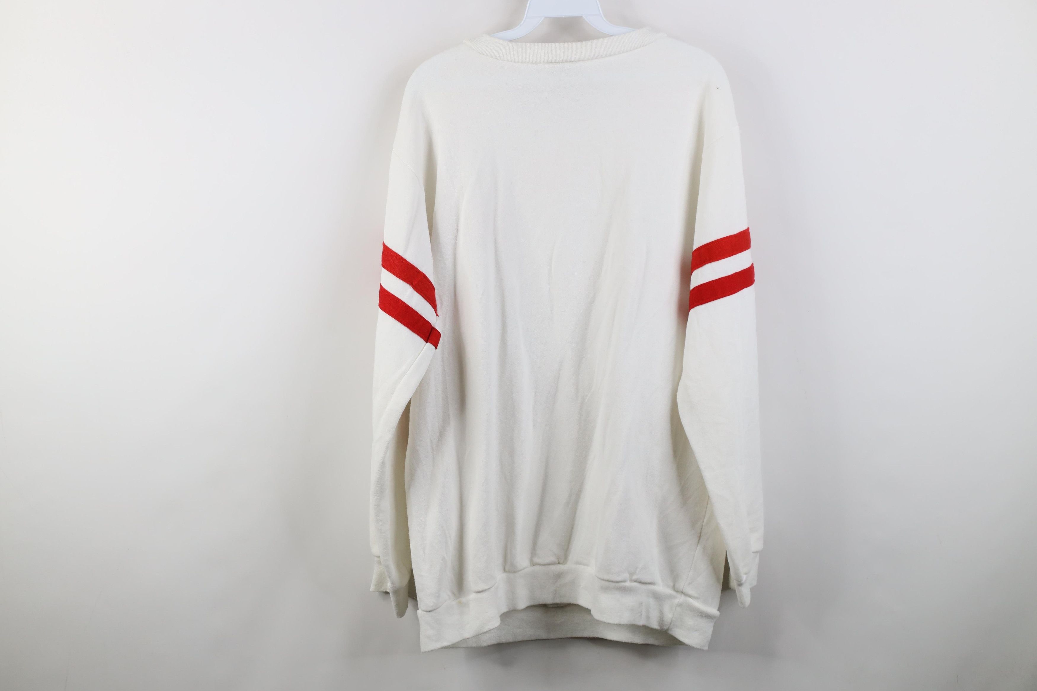 Vintage Vintage 80s 90s Motorcraft Racing Sweatshirt Striped USA Size US L / EU 52-54 / 3 - 14 Thumbnail