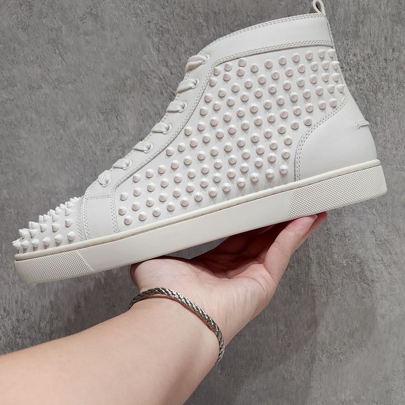 Louis Vuitton Louis Vuitton Stylish White High-Top Sneakers - Size US 11 / EU 44 - 9 Thumbnail