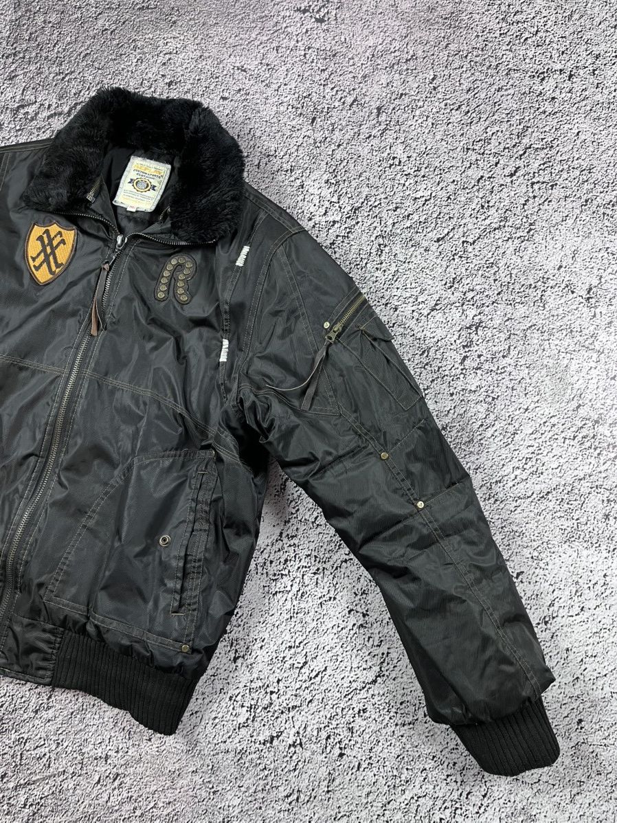 Replay Rare Vintage REPLAY Bomber Like MA1 Flight Aviator Jacket Size US XL / EU 56 / 4 - 4 Thumbnail