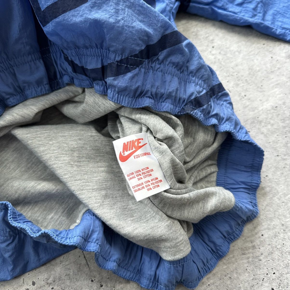 Vintage 90s Nike 1/4 Zip Hooded Windbreaker Jacket Anorak