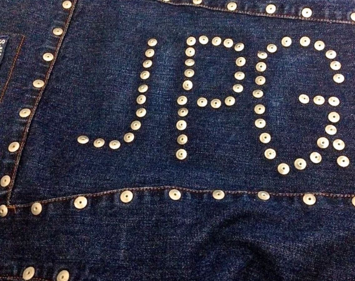 Jean Paul Gaultier Jean Paul Gaultier Jeans Rivet Stud Studded Denim Jacket Size S / US 4 / IT 40 - 8 Thumbnail