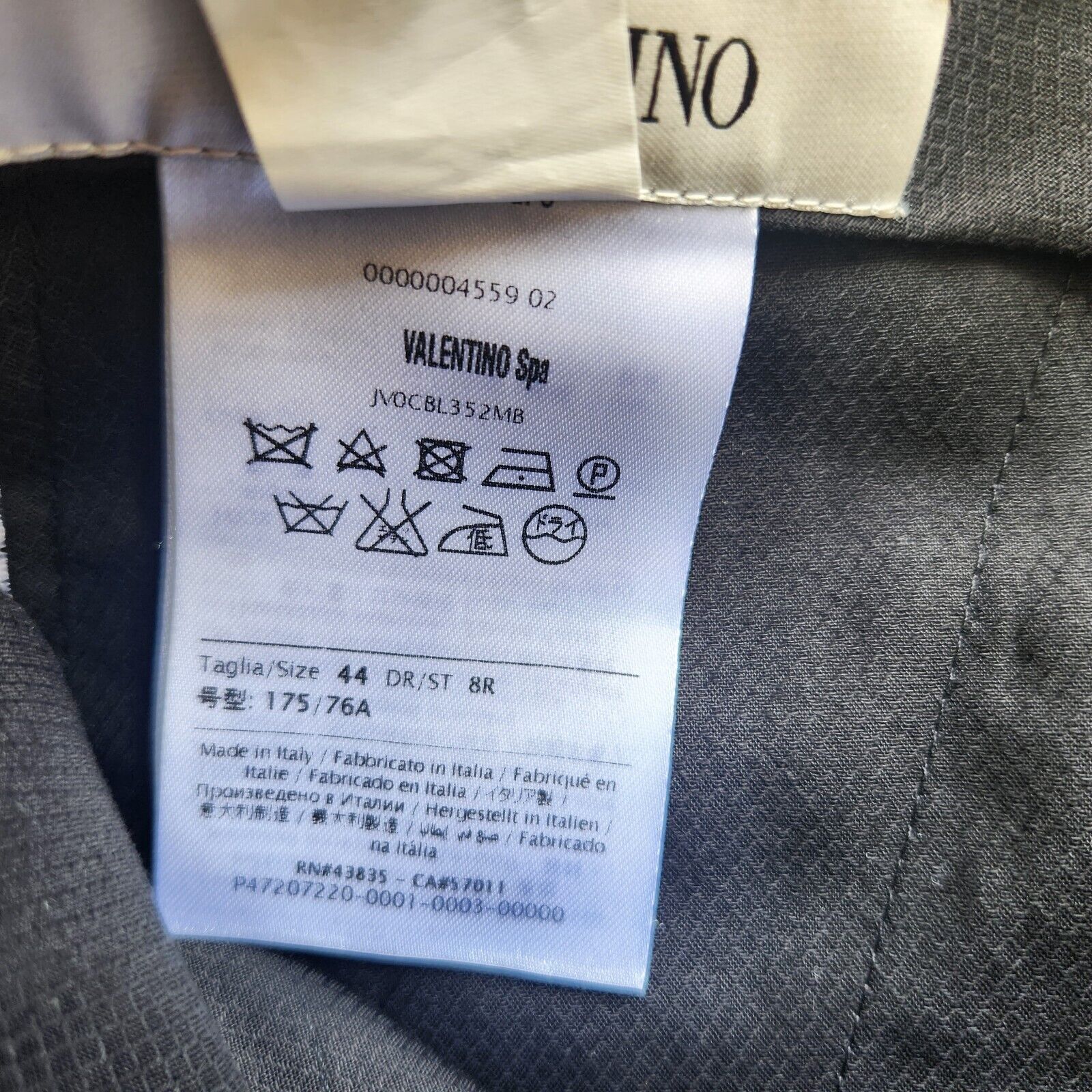 Valentino Valentino Men's Plaid Wool Dress Pants Size IT 44 / US 28 Size US 28 / EU 44 - 10 Thumbnail