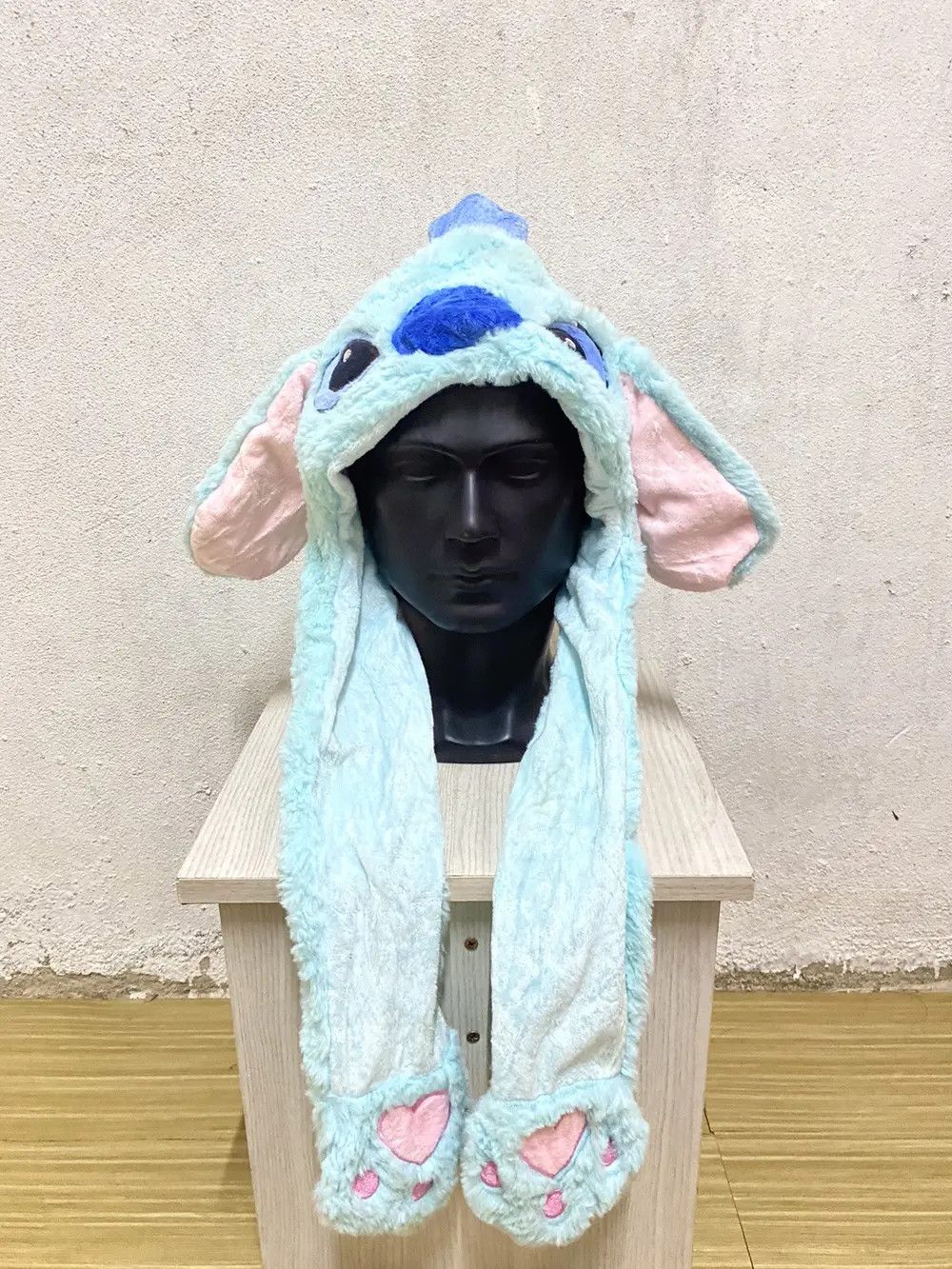 Cartoon Network × Disney × Vintage Stitch Bunny Horn Beanie Hat Size ONE SIZE - 2 Thumbnail