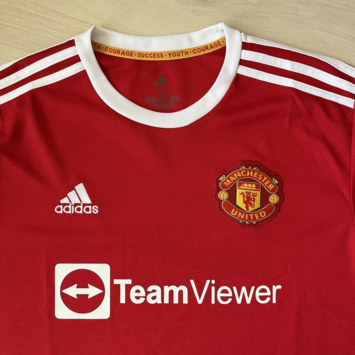 Adidas Adidas Manchester United 2021/22 Home Football Shirt Jersey Size US XXL / EU 58 / 5 - 3 Thumbnail