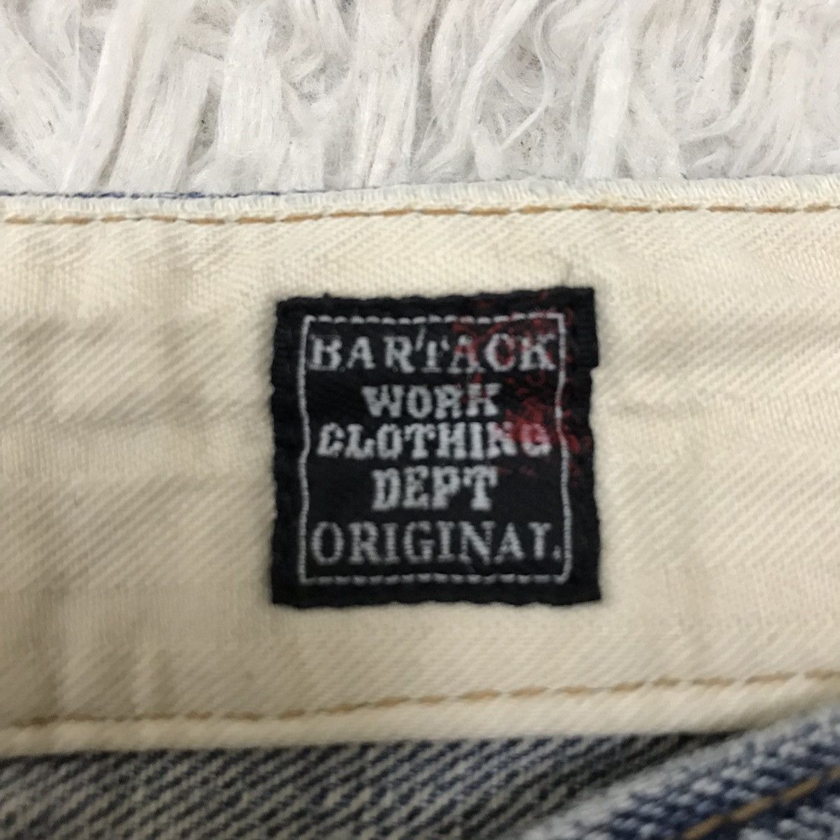 If Six Was Nine Vintage Bartack Work Clothing Distressed Denim Jeans Size US 34 / EU 50 - 24 Thumbnail