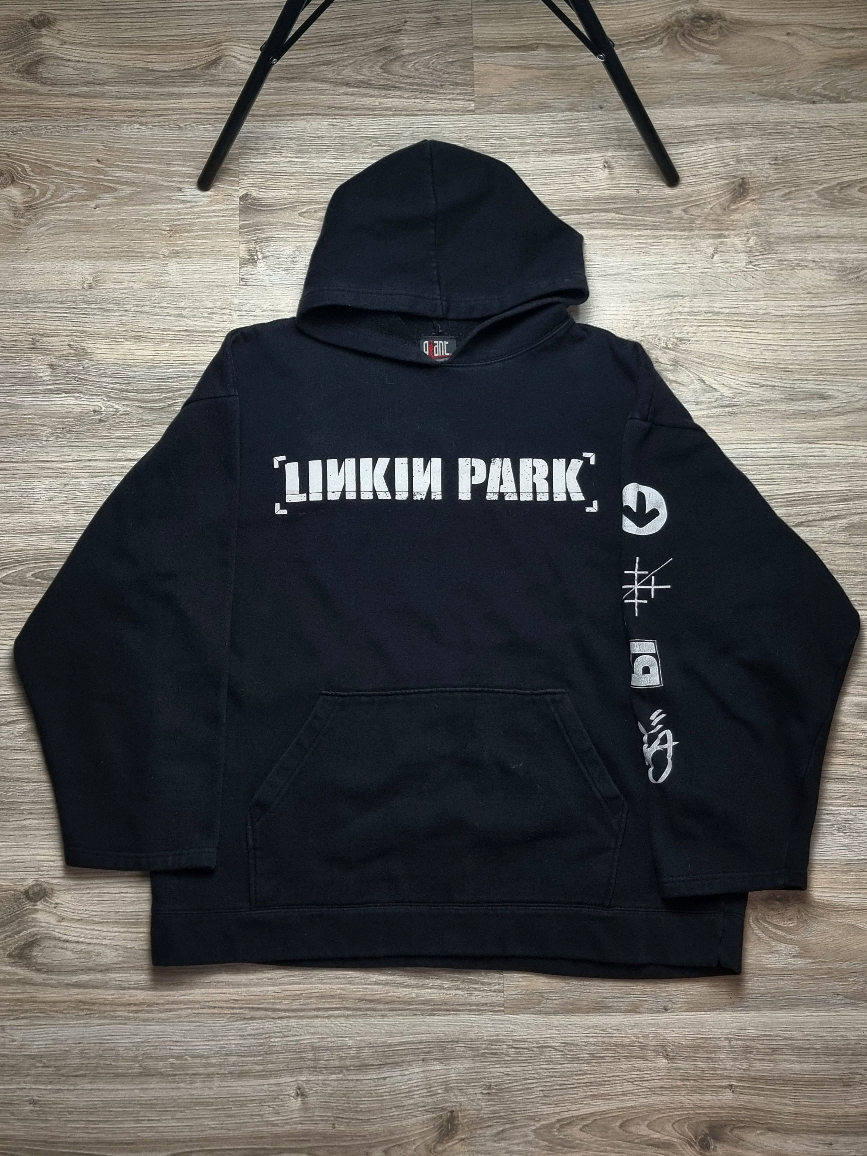 Giant Linkin park 2003 hoodie giant RARE alternative rock hip hop Size US L / EU 52-54 / 3 - 1 Thumbnail