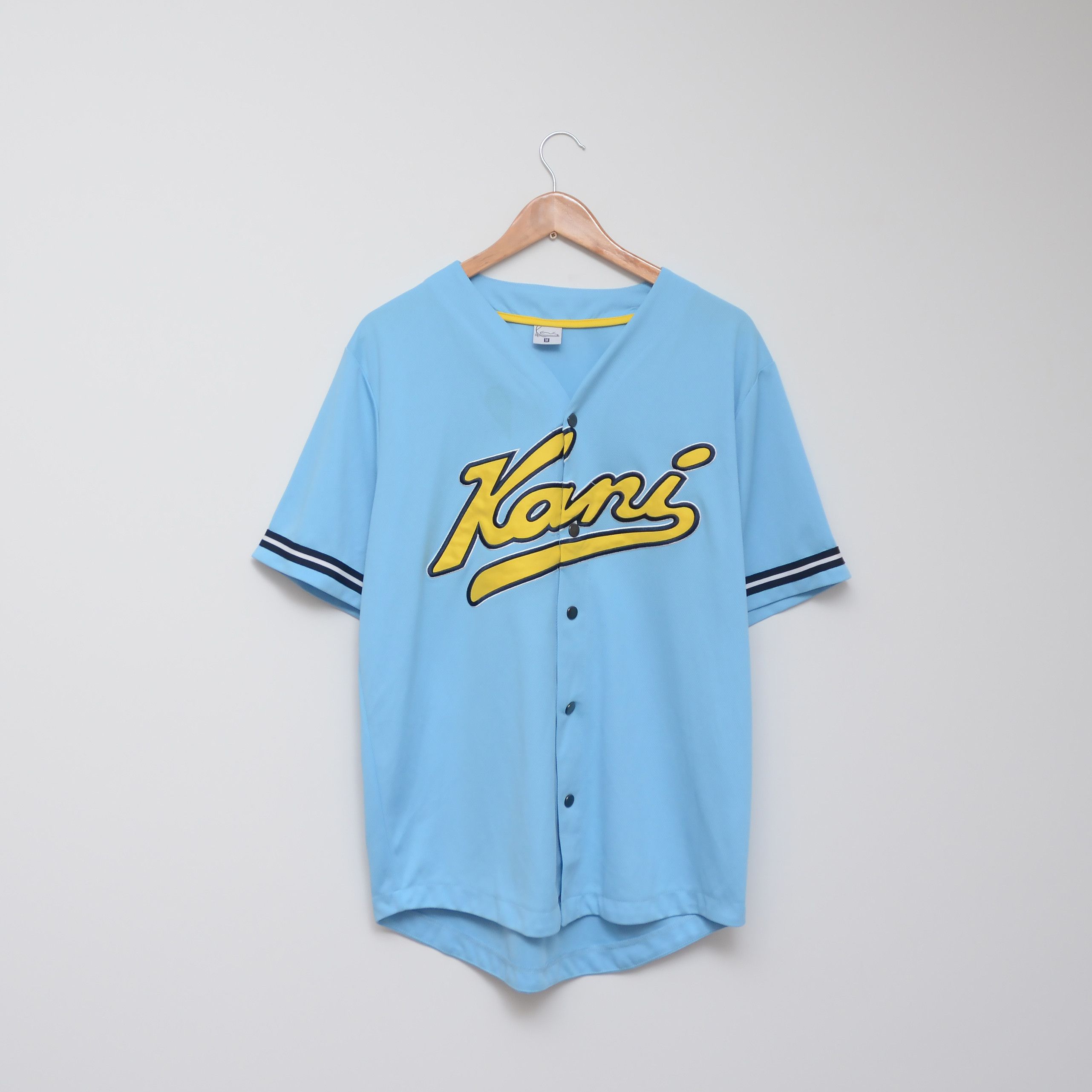 Karl Kani Karl Kani Big Logo Jersey Y2K Hip-Hop Baseball Shirt Fubu Size US M / EU 48-50 / 2 - 1 Thumbnail