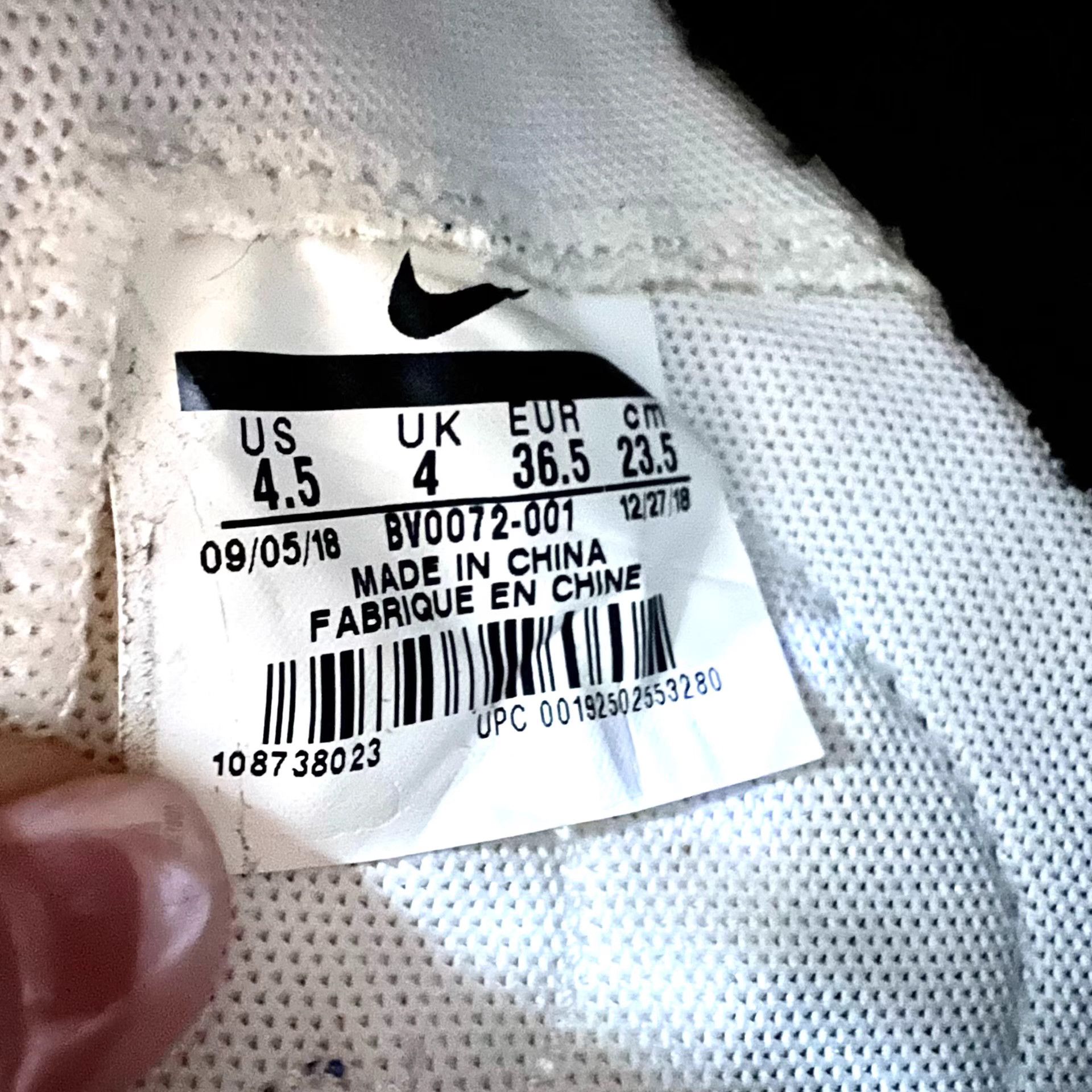 Nike Nike Sacai x Nike Blazer Mid OG Deconstructed Sneakers K12 Size US 6.5 / IT 36.5 - 4 Thumbnail