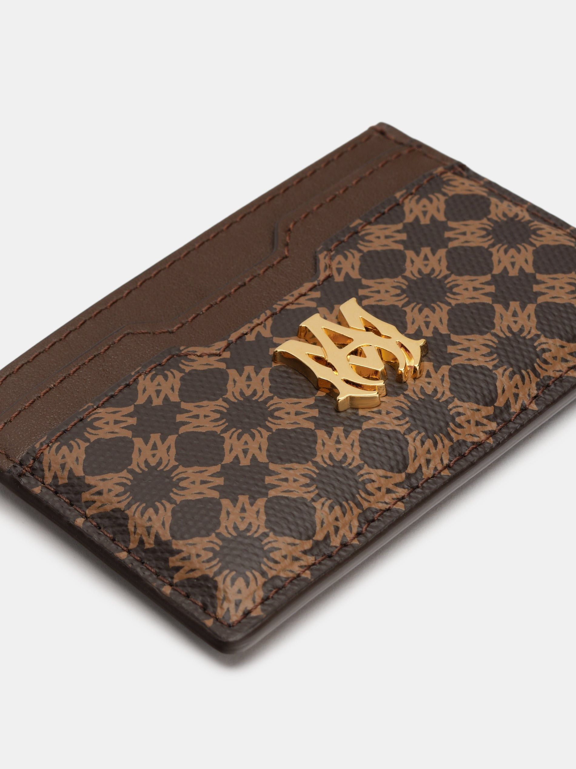 Amiri o1orln1125 Size: OS / MA Quad Card Holder Brown Size ONE SIZE - 4 Thumbnail