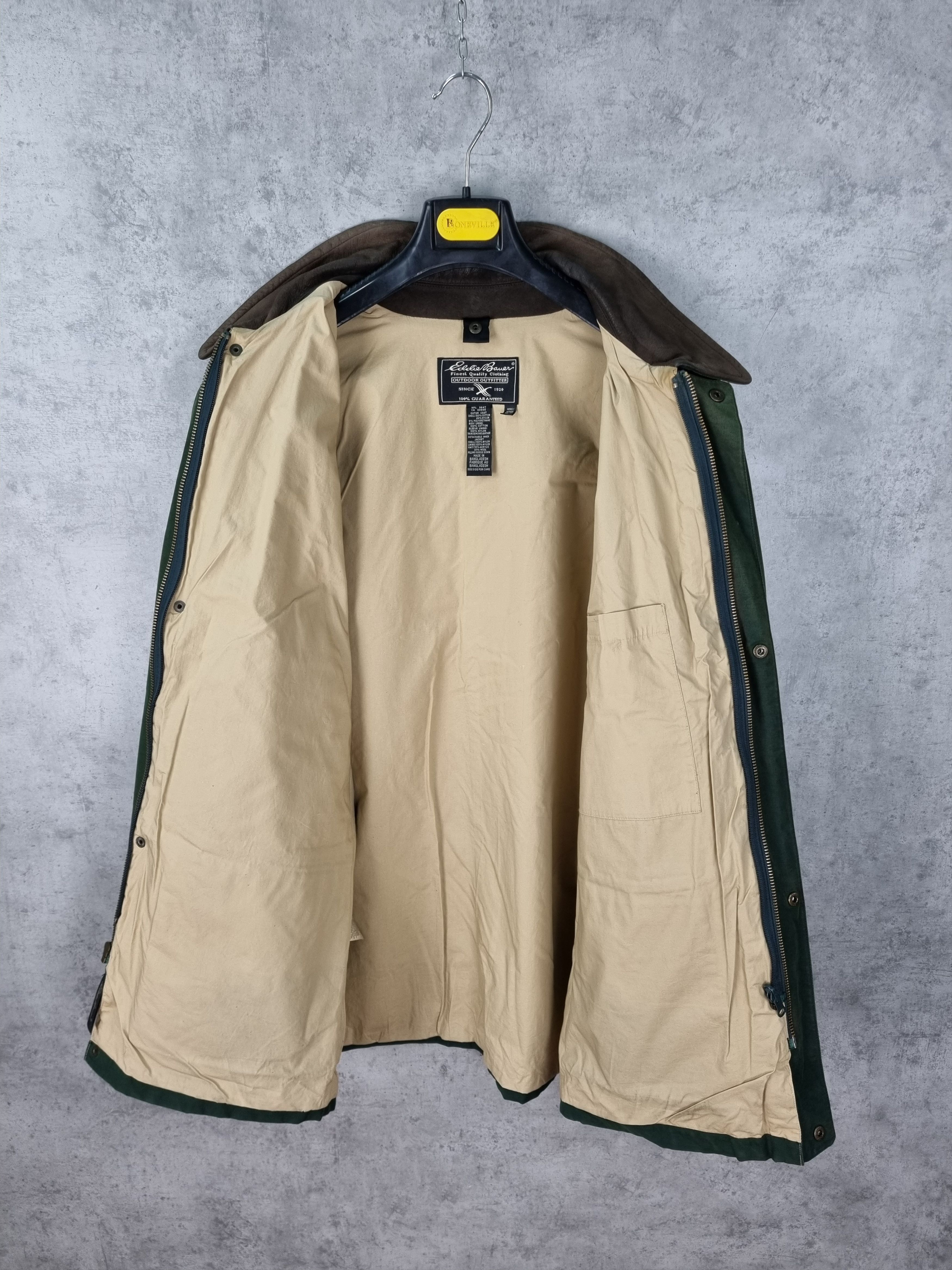 Eddie Bauer × Vintage 90s 2in1 Hunting Edie Bauer Down Rain Jacket Size US M / EU 48-50 / 2 - 11 Thumbnail