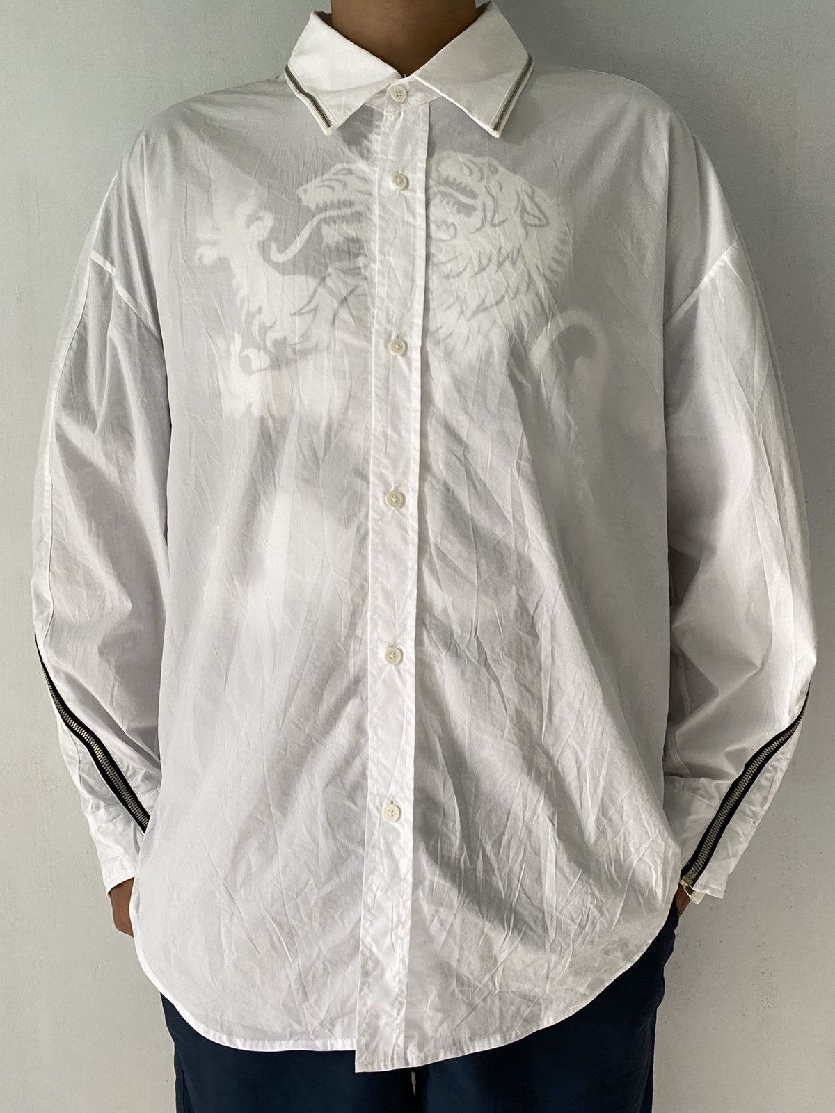 System Long Zipper Shirt