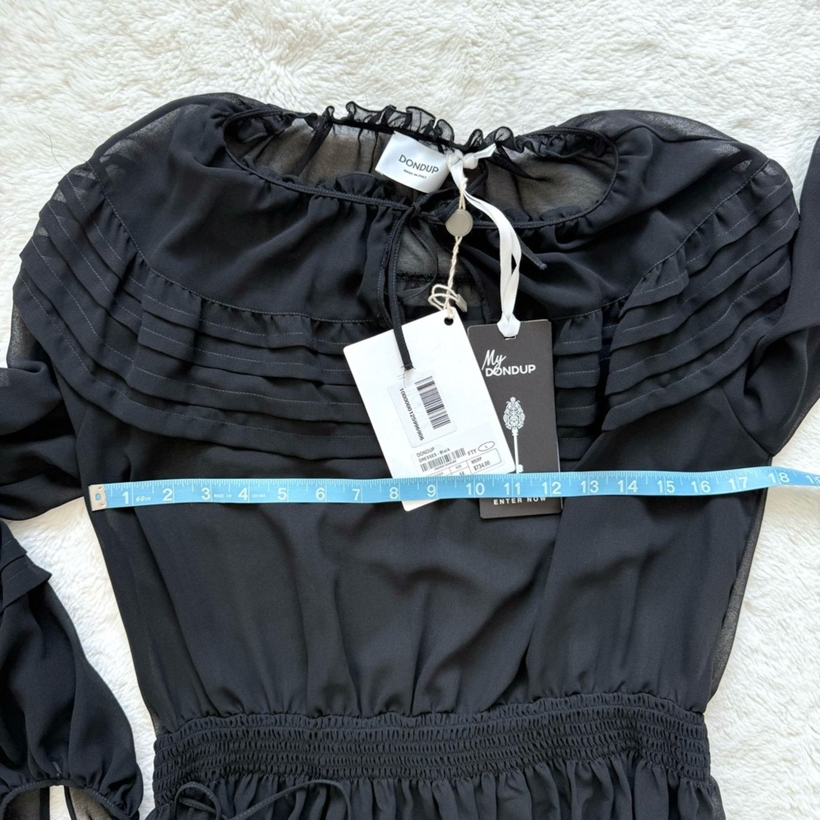 Dondup NWT! DONDUP Women Dress, Size L, MSRP.734$ Size L / US 10 / IT 46 - 7 Thumbnail