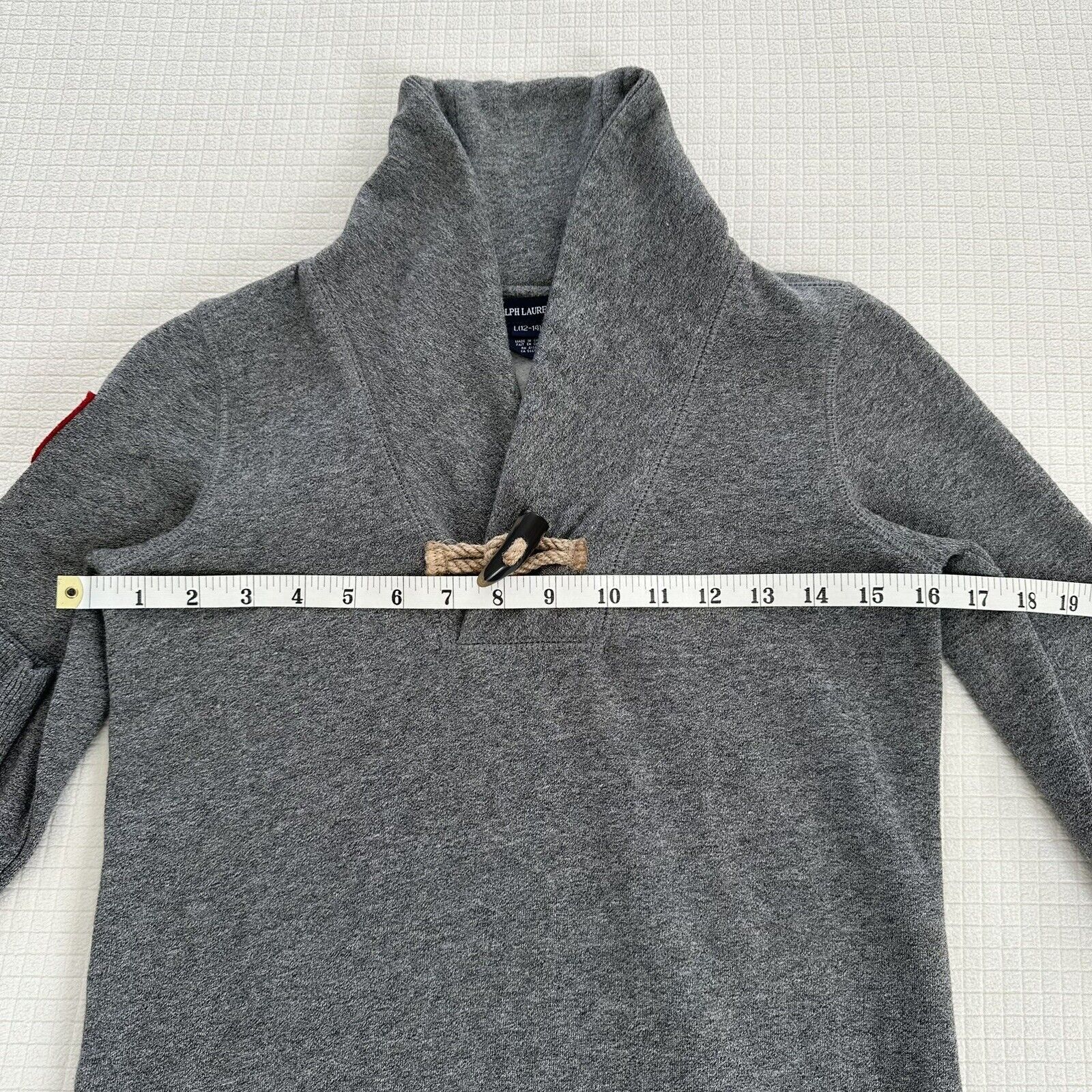 Ralph Lauren Ralph Lauren Grey Preppy Sweater Dress Girls L 12-14 Size L / US 10 / IT 46 - 8 Thumbnail