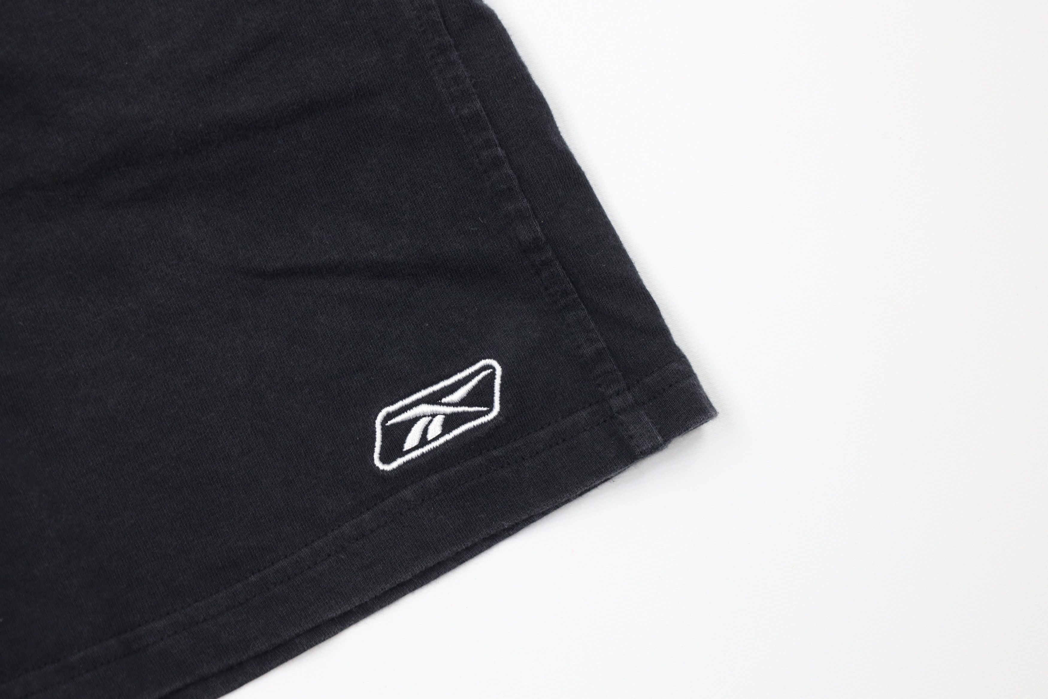 Reebok Vintage 90s Reebok Logo Above Knee Shorts Black Cotton Size US 36 / EU 52 - 5 Thumbnail