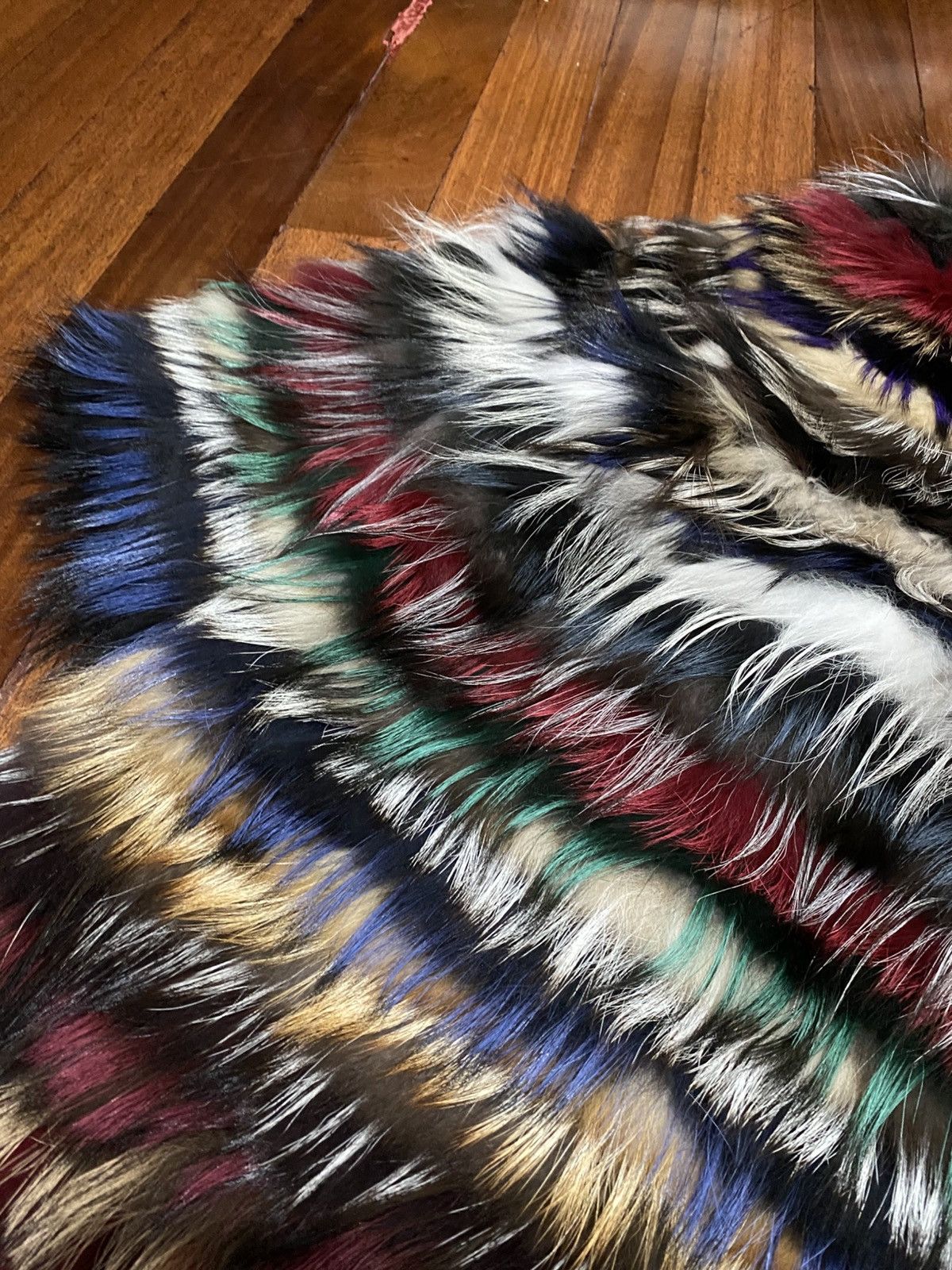 Other Punto Leather & Fur- Multicolor Fox Fur Jacket Size M / US 6-8 / IT 42-44 - 17 Thumbnail