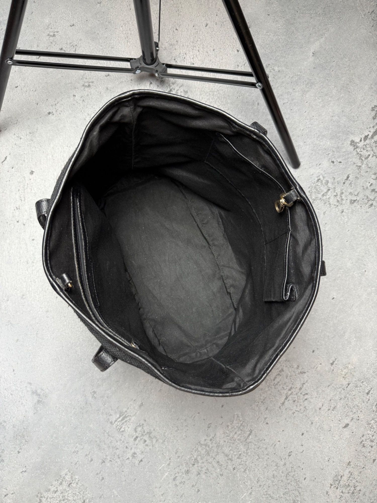 Bvlgari Bvlgari Black Monogram Handbag Tote Logomania Tote Bag y2k Size ONE SIZE - 3 Thumbnail