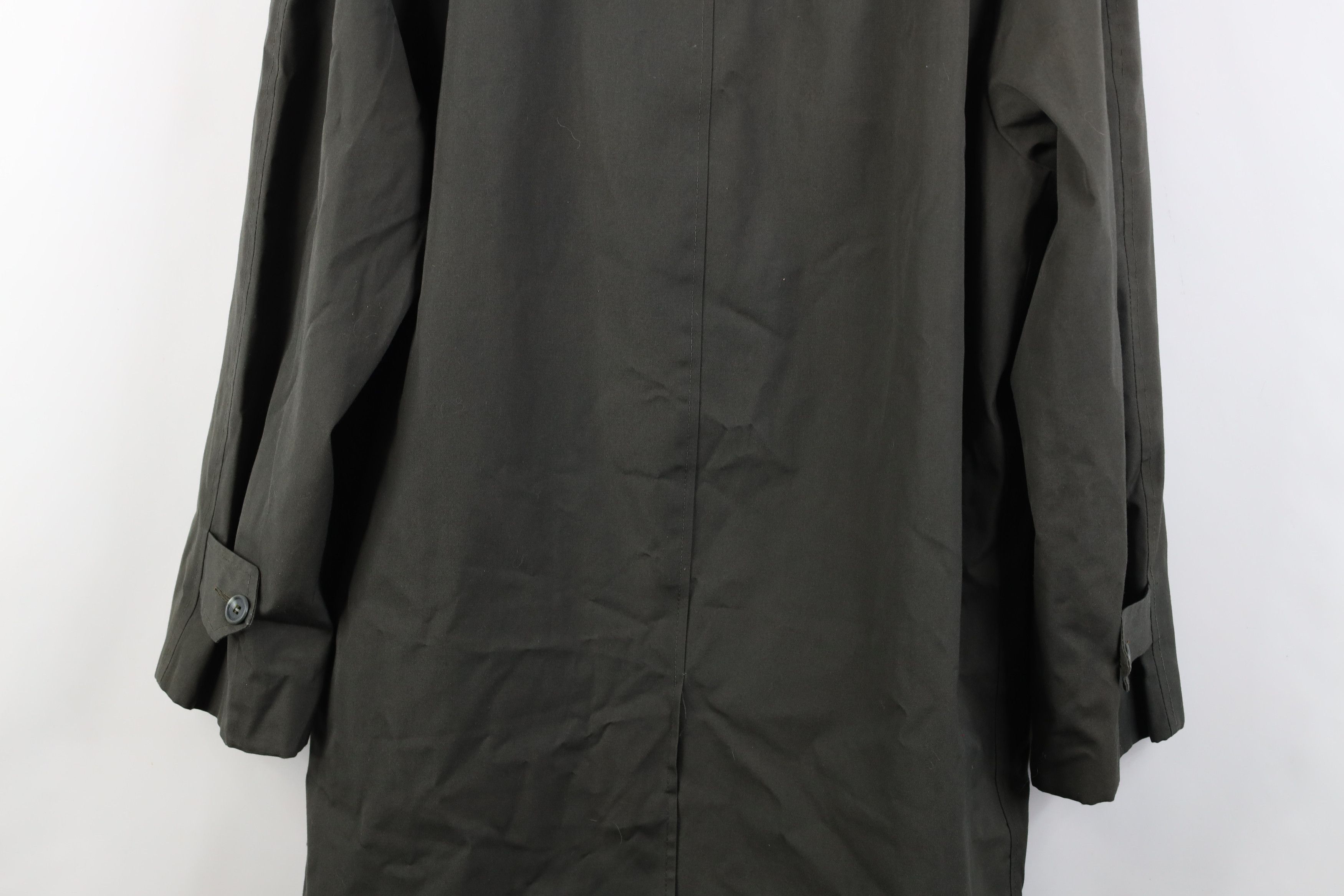 Vintage Vintage 50s 60s Streetwear Trench Coat Rain Jacket Green USA Size US XL / EU 56 / 4 - 16 Thumbnail