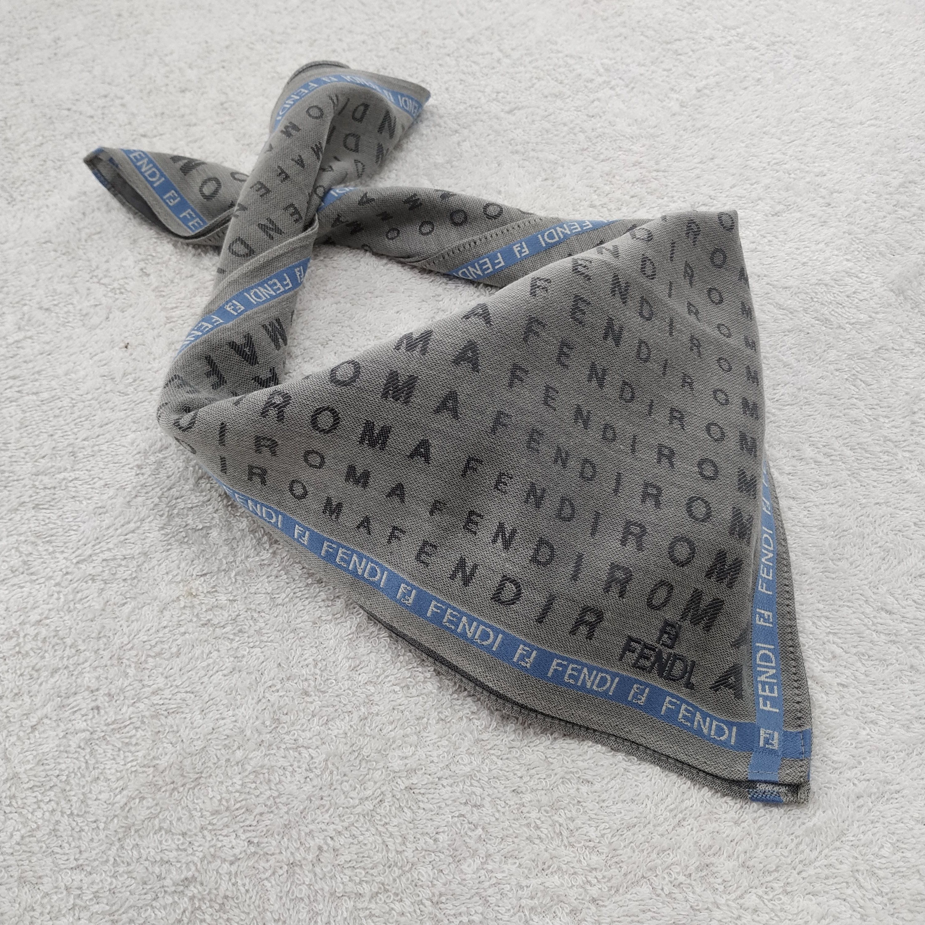 Vintage Vintage Fendi Bandana / Handkerchief / Neckerchief - S006 Size ONE SIZE - 3 Thumbnail