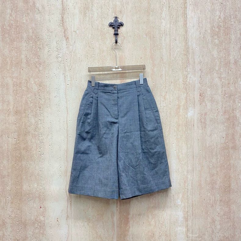Loewe LOEWE Grey woolen shorts Size 25" / US 0 / IT 36 - 1 Thumbnail