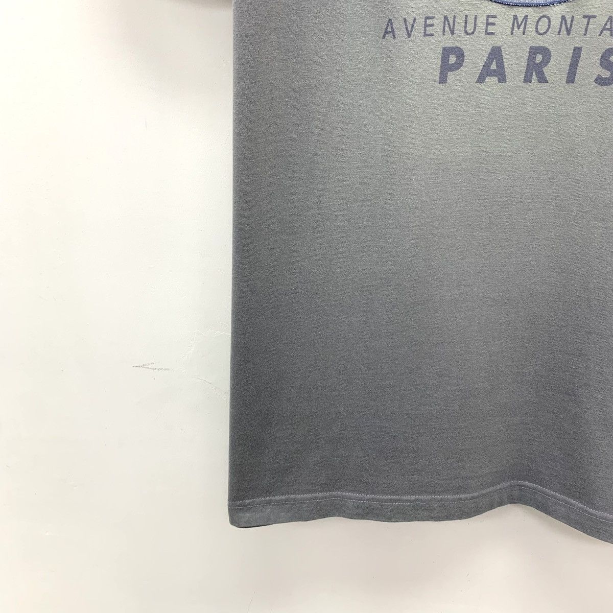 Dior Dior 24SS Grey Logo Printed Cotton Crew Neck T-shirt K26WX Size US XXL / EU 58 / 5 - 4 Thumbnail