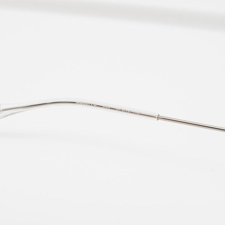 Montblanc Montblanc MB0077O 003 Eyeglasses Silver 57mm Aviator Frame Size ONE SIZE - 7 Thumbnail