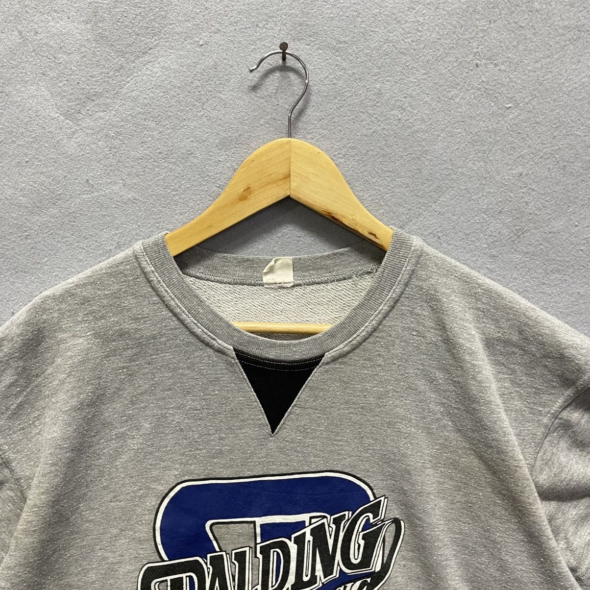 Spalding Vintage Spalding Short Sleeve Sweatshirt Grey Size US L / EU 52-54 / 3 - 2 Thumbnail