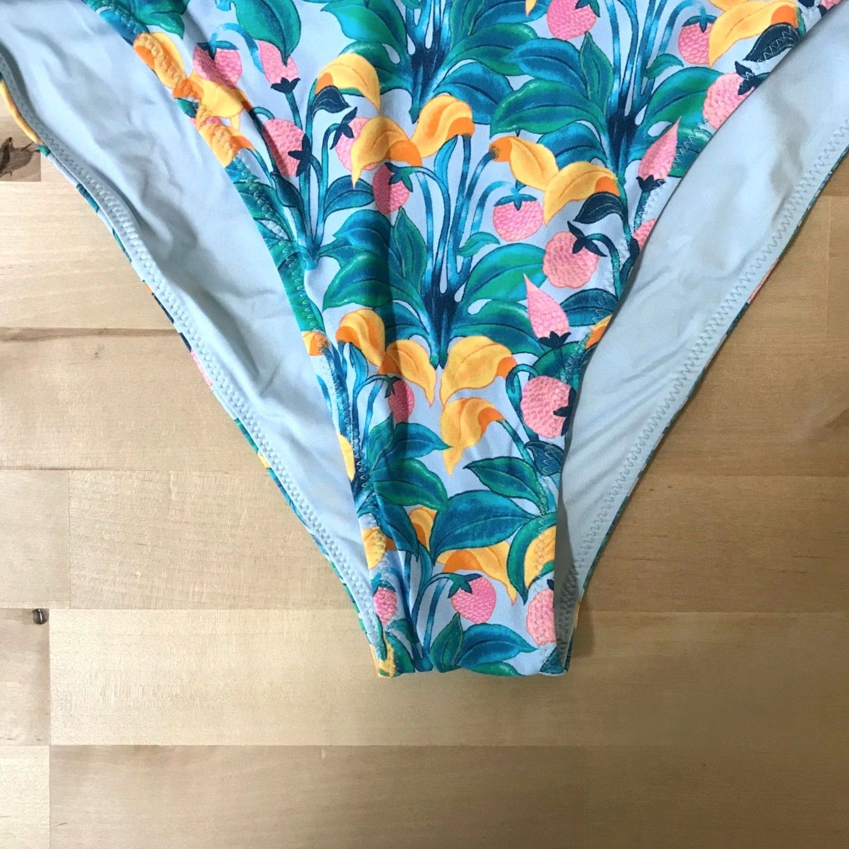 Diane von Furstenberg Diane von Furstenberg x Onia Tropical Bikini Blue Green Size 32" / US 10 / IT 46 - 2 Thumbnail