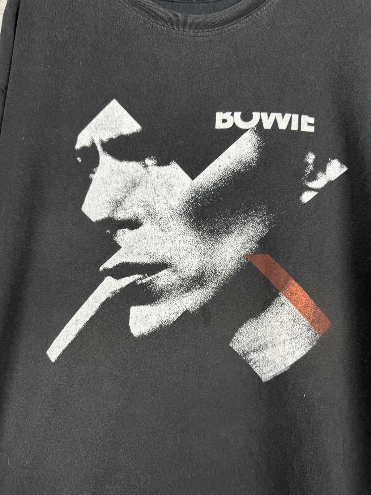 Band Tees David Bowie tee Shirt big logo Print Steve Schapiro size XXL Size US XXL / EU 58 / 5 - 9 Thumbnail