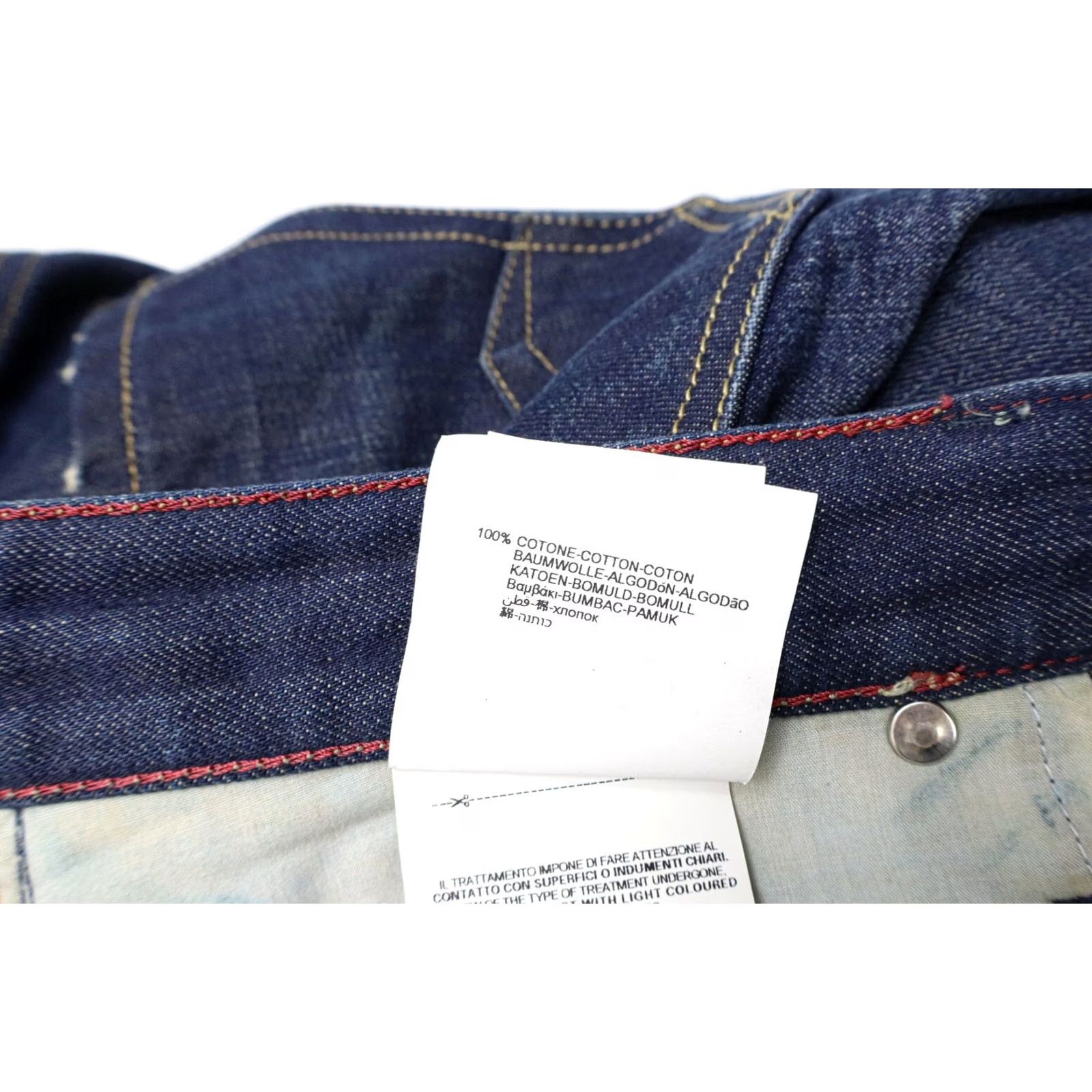 Replay Replay Jeans Slim Fit Men W30/L32 Blue Button Fly Faded Whiskers Denim Size US 30 / EU 46 - 6 Thumbnail