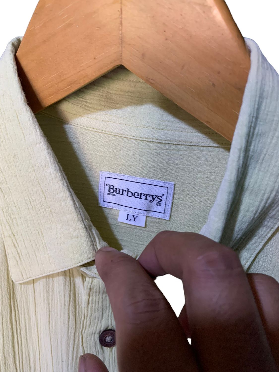 Burberry × Vintage Vintage burberrys pleated shirt Size US XL / EU 56 / 4 - 10 Thumbnail