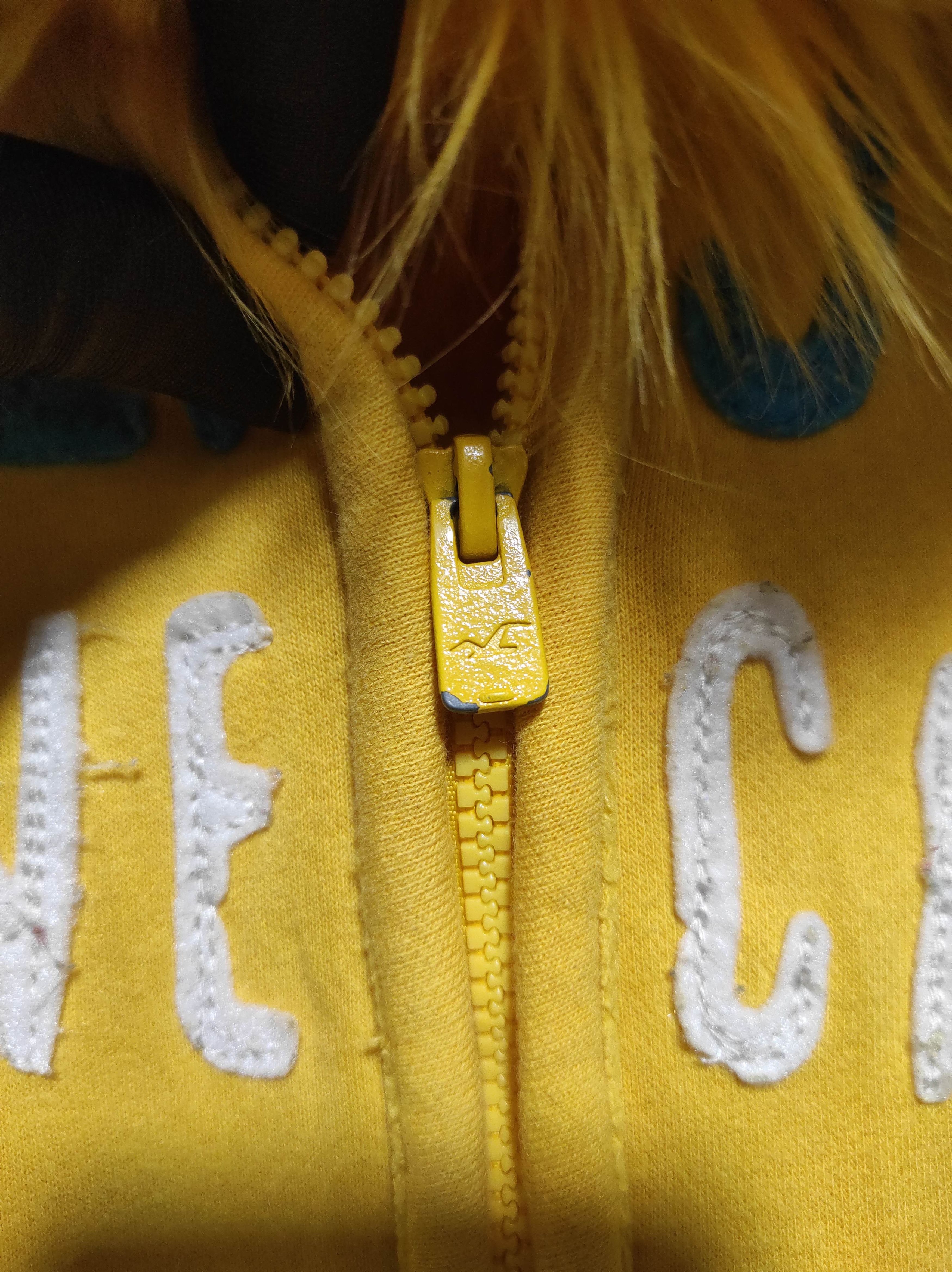 Hollister Hollister Zip Fur Hoodie IfSixWasNine LGB style Yellow Size US M / EU 48-50 / 2 - 10 Thumbnail