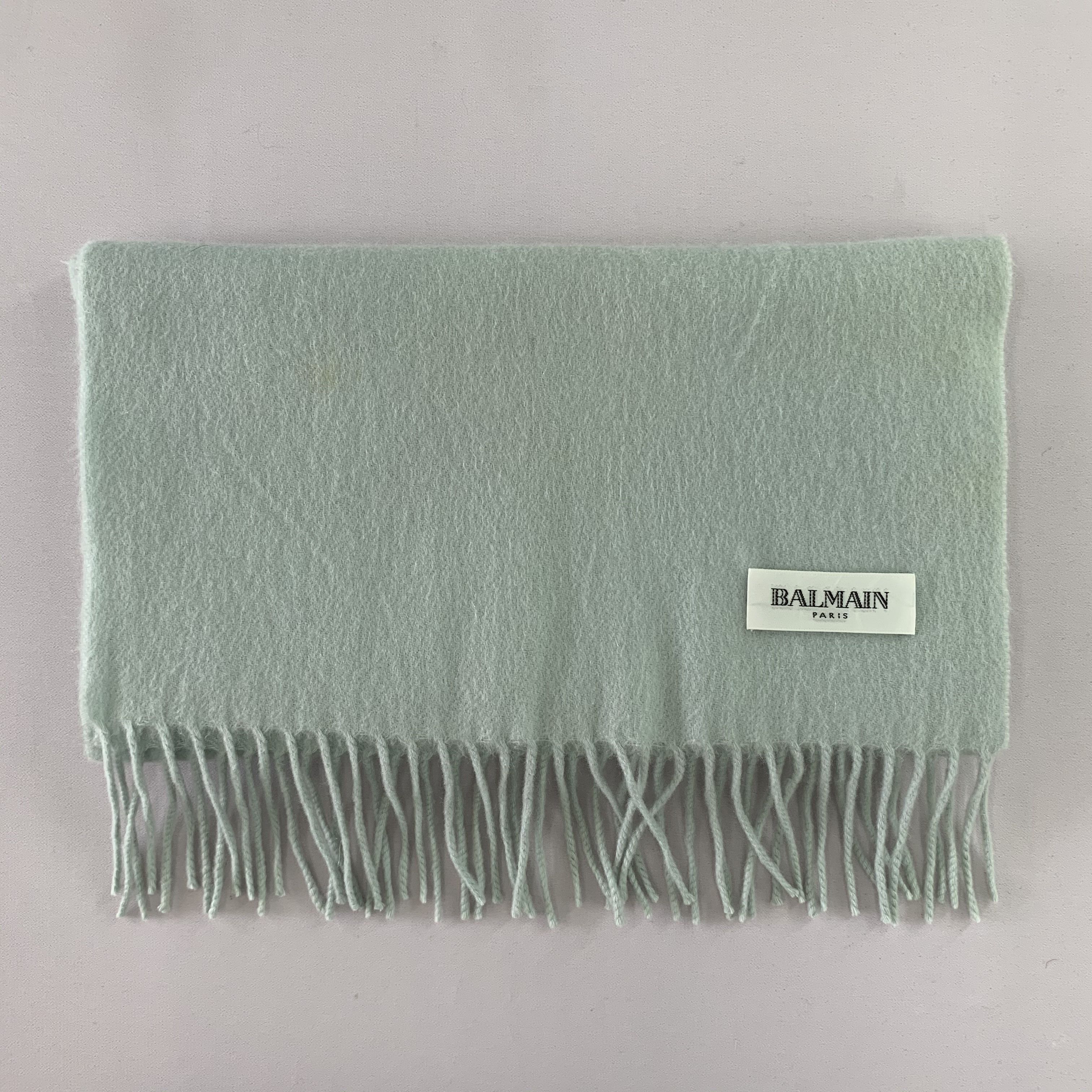 Balmain Balmain Scarf Wool Muffler Neck Wrap BL4321 Size ONE SIZE - 3 Thumbnail