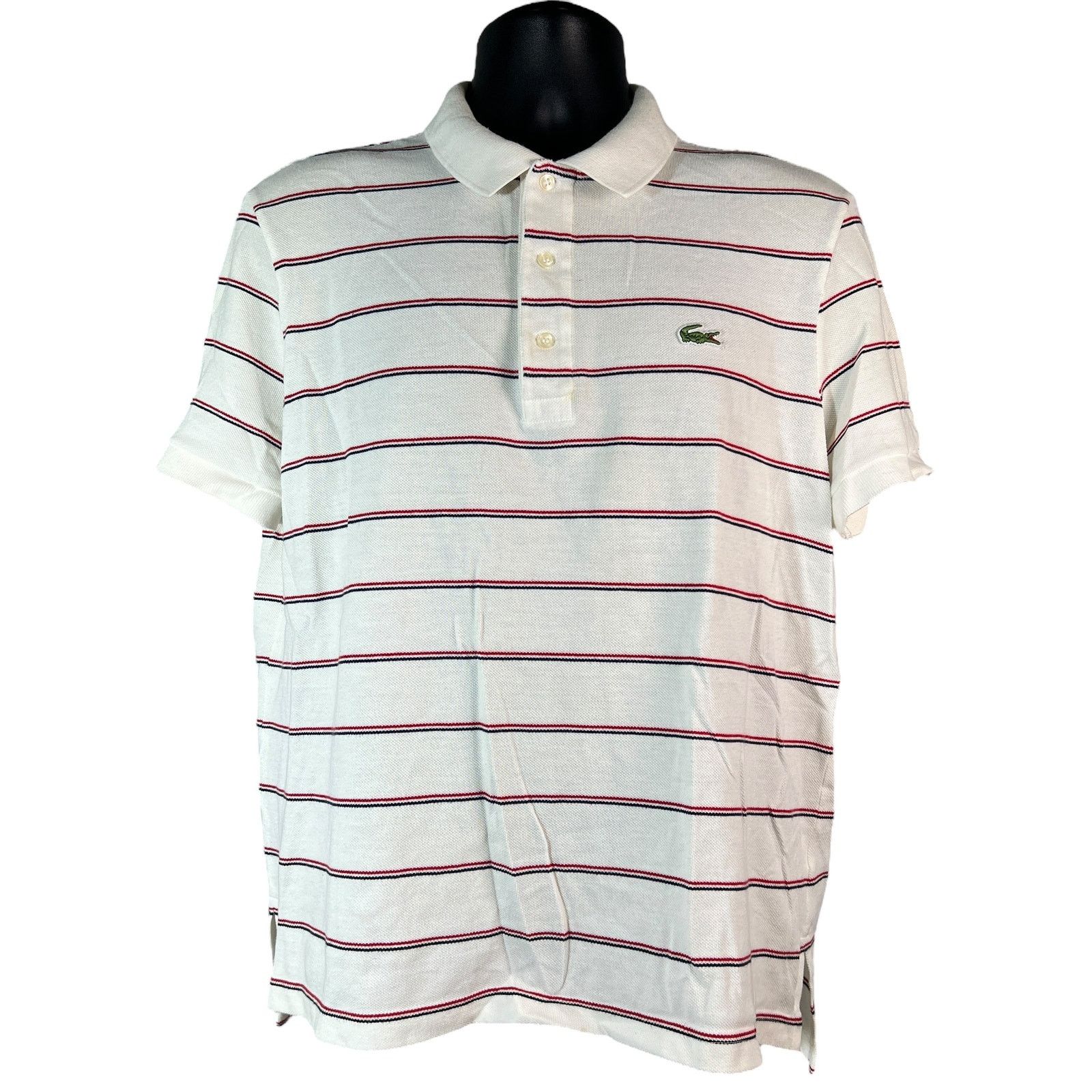 Lacoste Lacoste Sport Striped Short Sleeve Polo Size US L / EU 52-54 / 3 - 1 Thumbnail