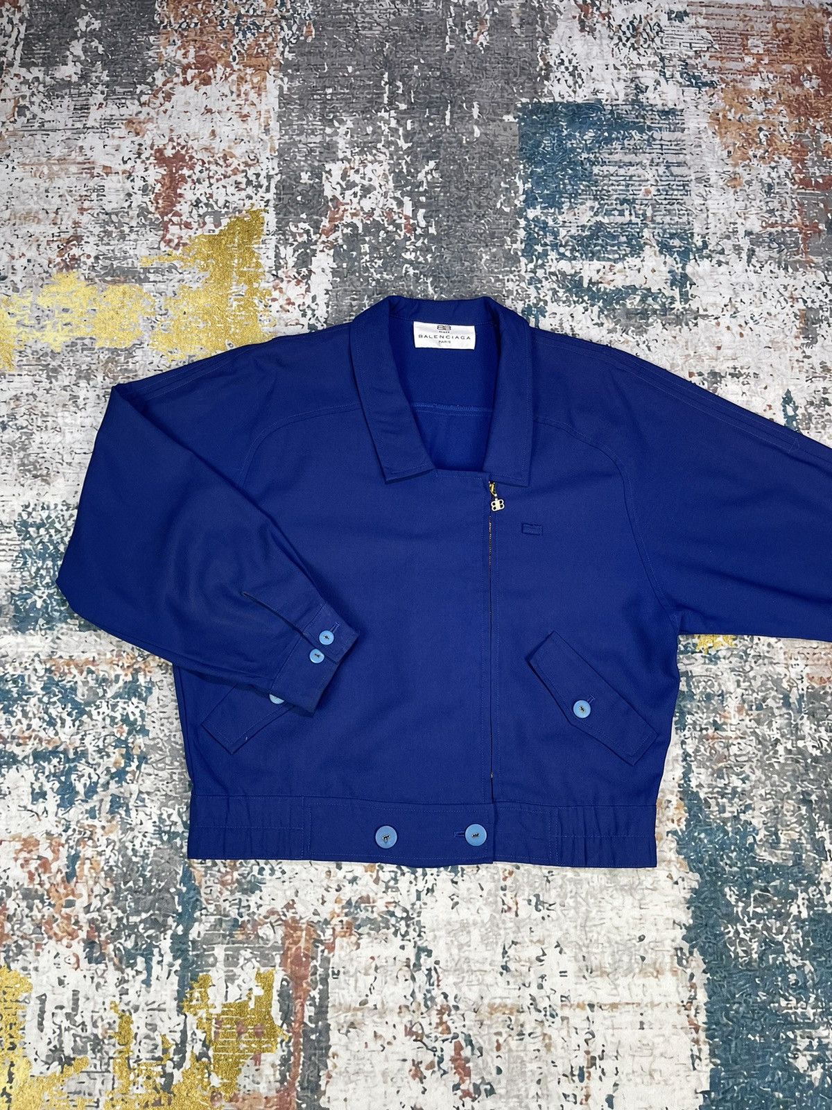 Balenciaga Vintage Balenciaga Paris Golf Jackets Size M / US 6-8 / IT 42-44 - 2 Thumbnail