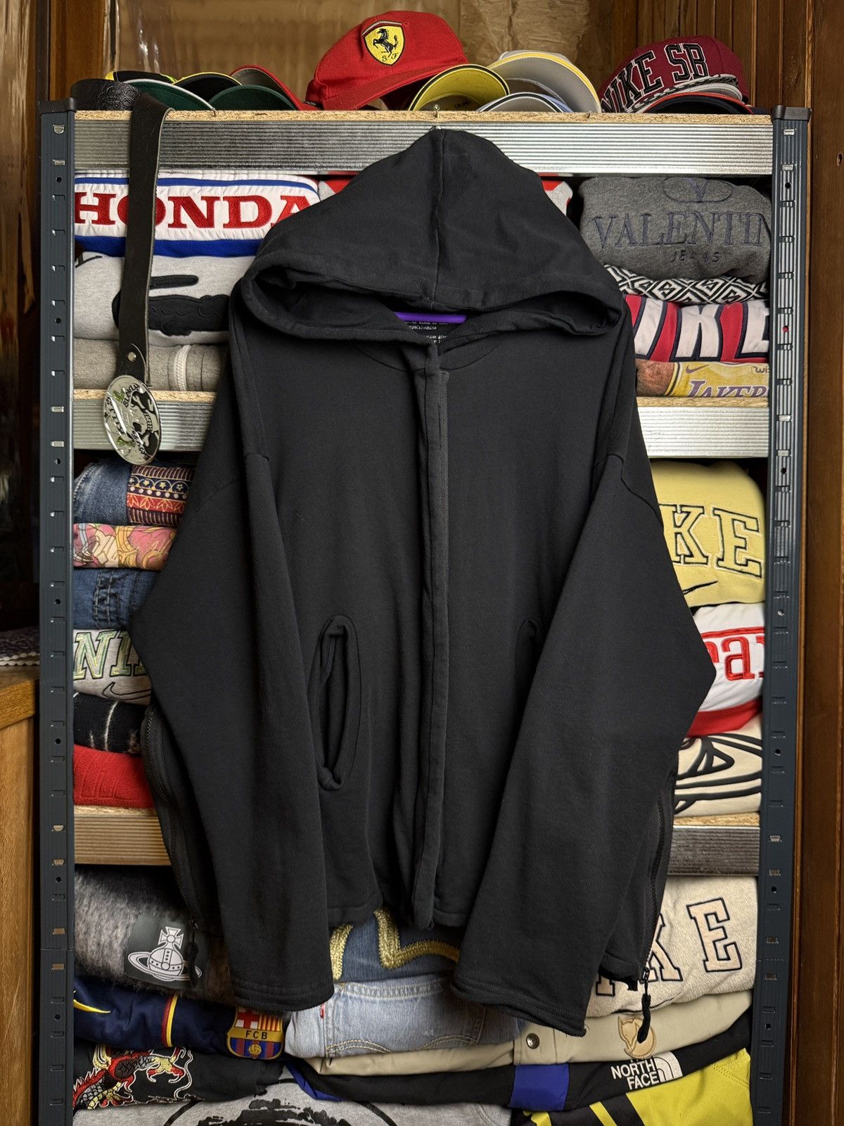 Rundholz Rundholz Black Label Avant Garde Oversized Zip Hoodie Size US L / EU 52-54 / 3 - 1 Thumbnail