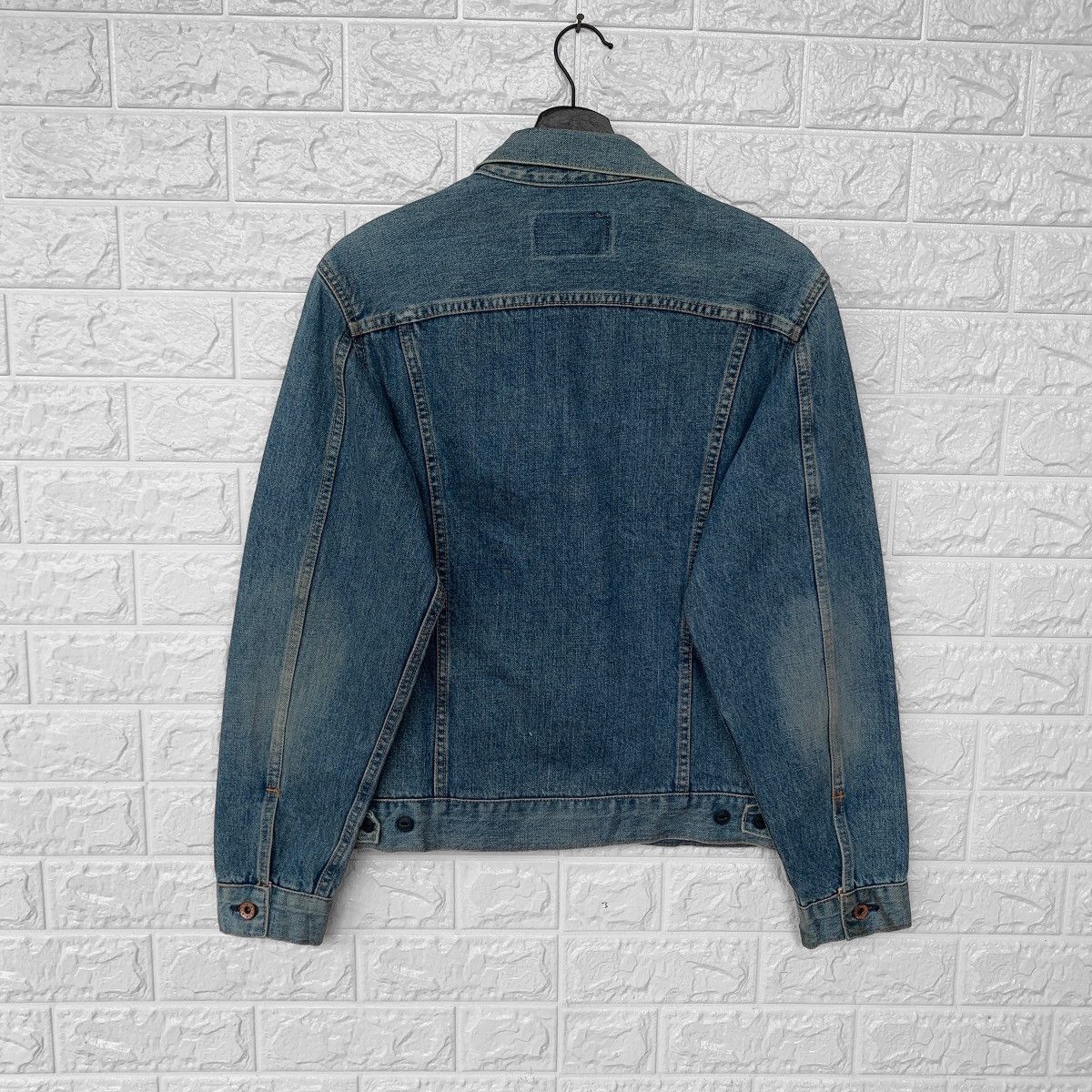 Edwin Vintage Selvedge Edwin 5550 Trucker Denim Jacket Size US S / EU 44-46 / 1 - 5 Thumbnail