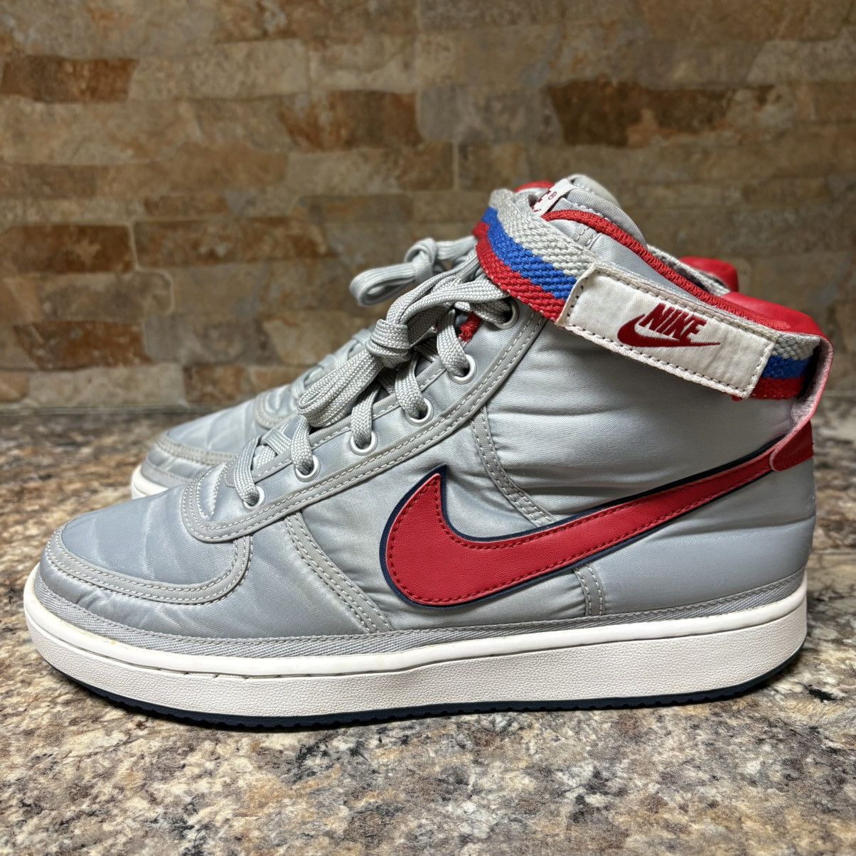 Nike Nike Vandal High Supreme QS OG Metallic Silver Red Size 7 Size US 7 / EU 40 - 2 Thumbnail