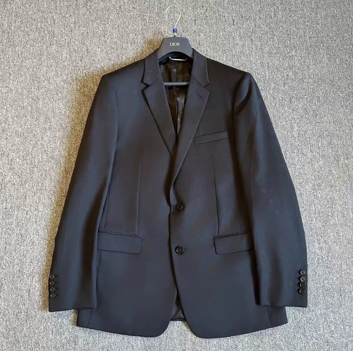 Dior Dior Wool Suit Jacket with Subtle Logo Size US L / EU 52-54 / 3 - 1 Thumbnail