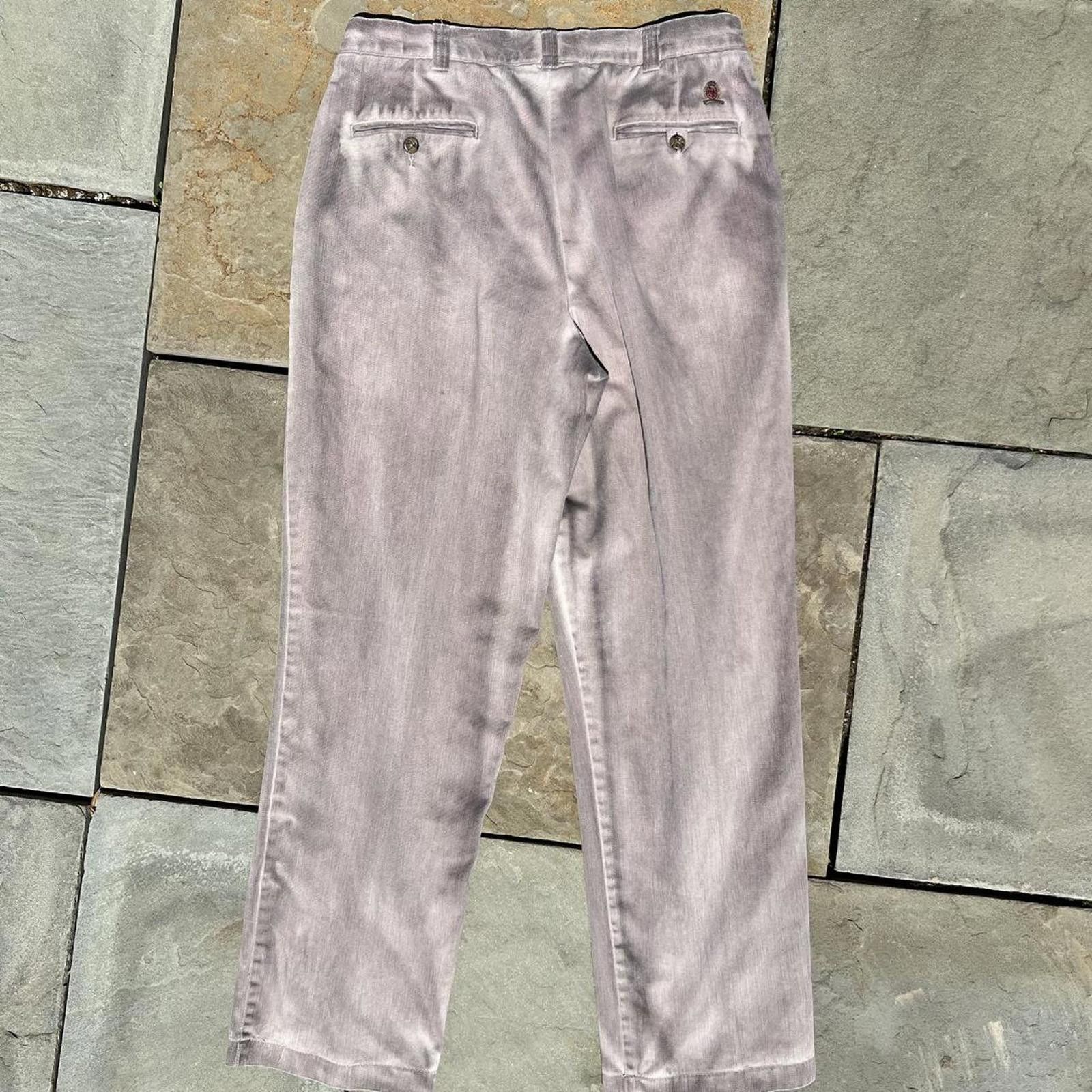 Tommy Hilfiger Y2K Reworked Tommy Hilfiger Pleated Trousers Pants Size US 34 / EU 50 - 4 Thumbnail