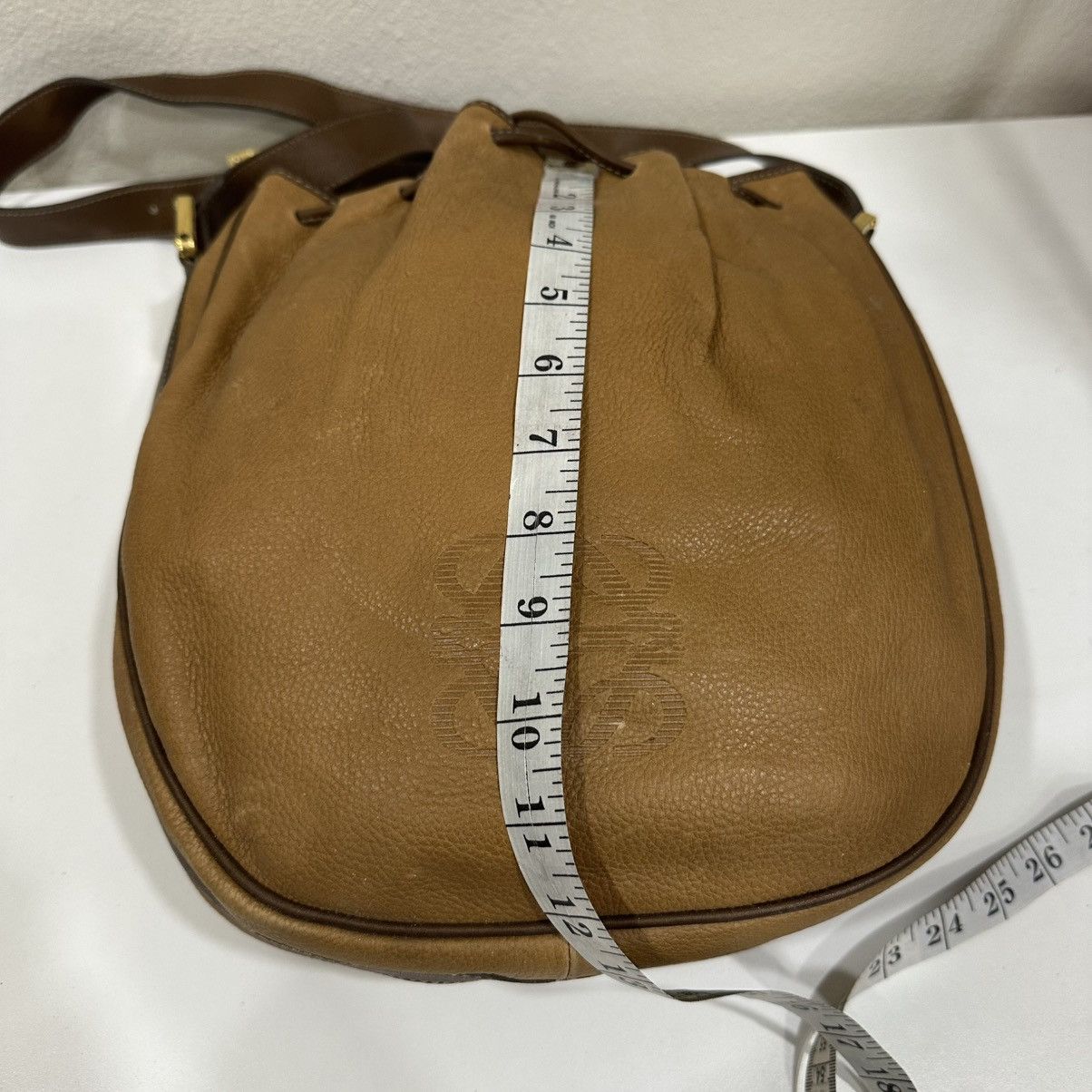 Loewe ‼️YES‼️ VINTAGE LOEWE LEATHER BUCKET DRAWSTRING SHOULDER BAG Size ONE SIZE - 6 Thumbnail