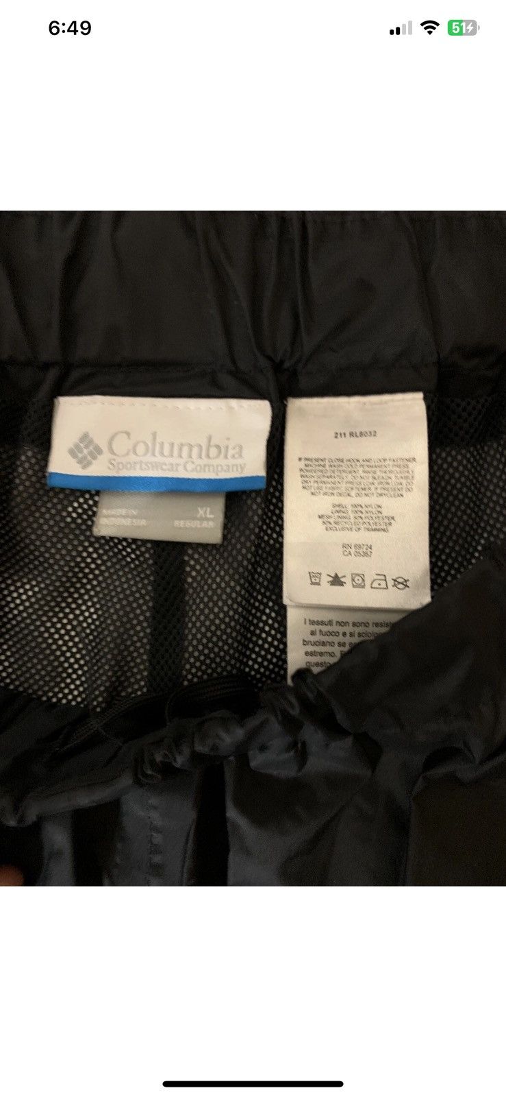 Columbia Columbia mens sz XL omni tech ski pants snowboarding Size US 36 / EU 52 - 2 Thumbnail