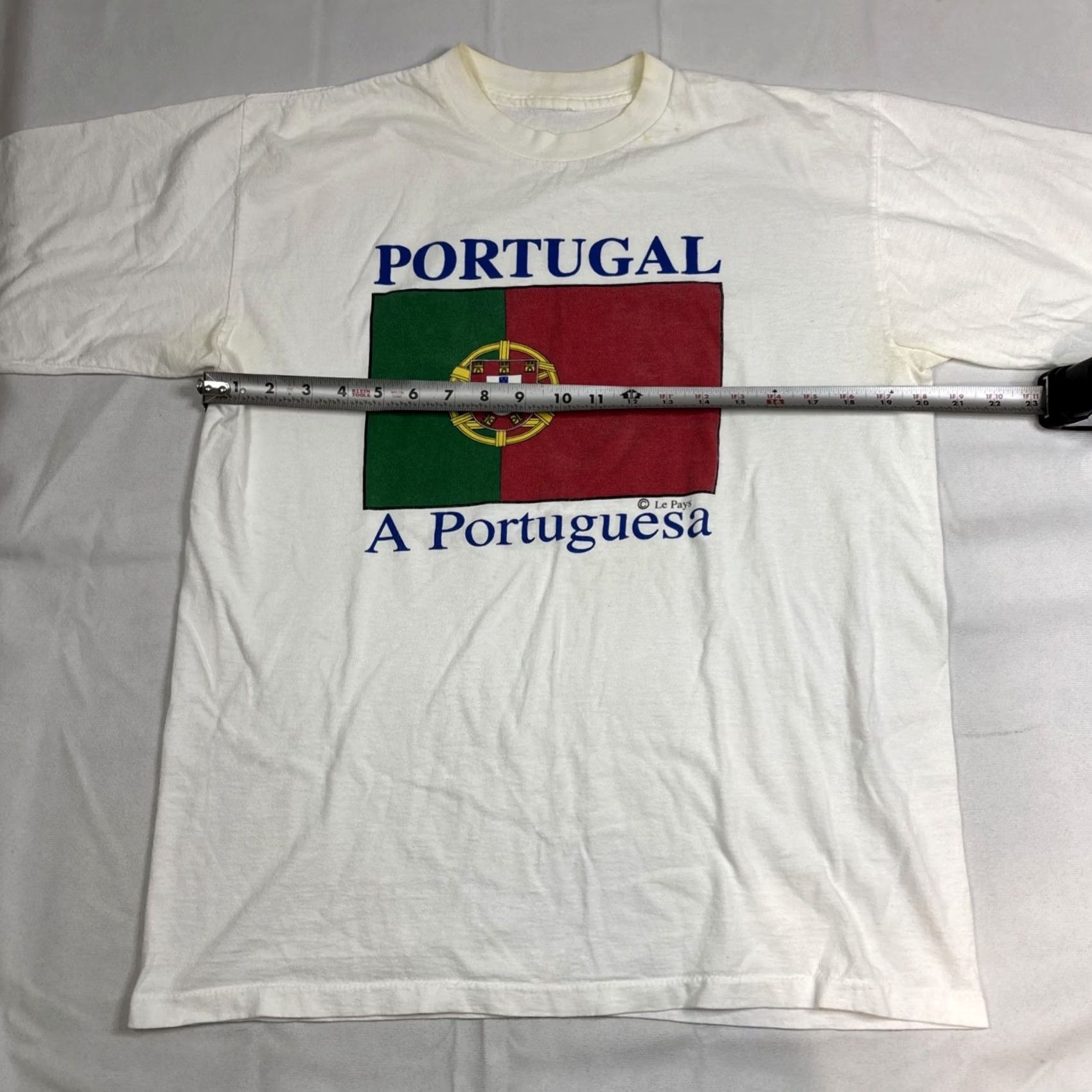 Vintage Portugal T Shirt Men’s Large White Short Sleeve Graphic A Portuguesa White Shirt Mens L Size US L / EU 52-54 / 3 - 5 Thumbnail