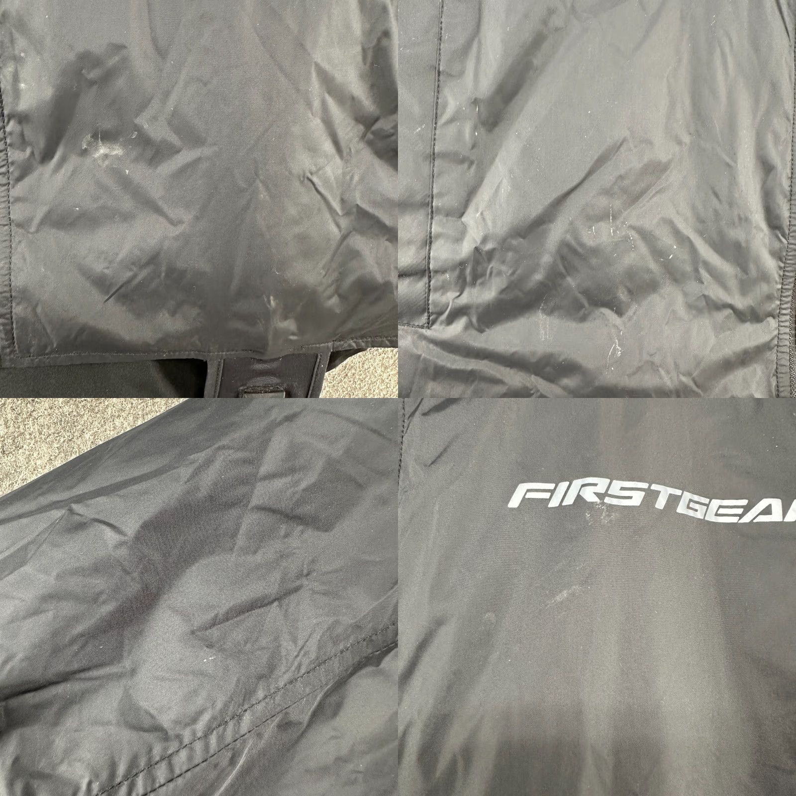 Vintage First Gear Jacket Mens M Black Windbreaker Full Zip Heated Motorcyle UNTESTED Size US M / EU 48-50 / 2 - 9 Thumbnail
